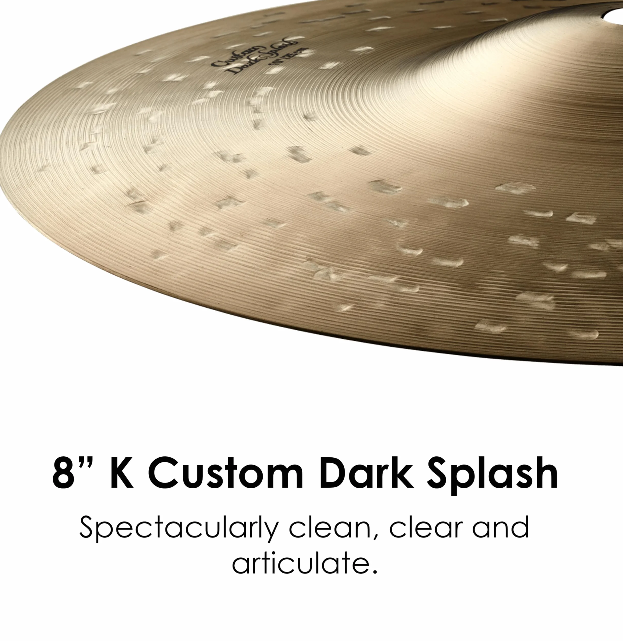 ZILDJIAN K0882 K Custom Platillo 8" K Custom dark splash