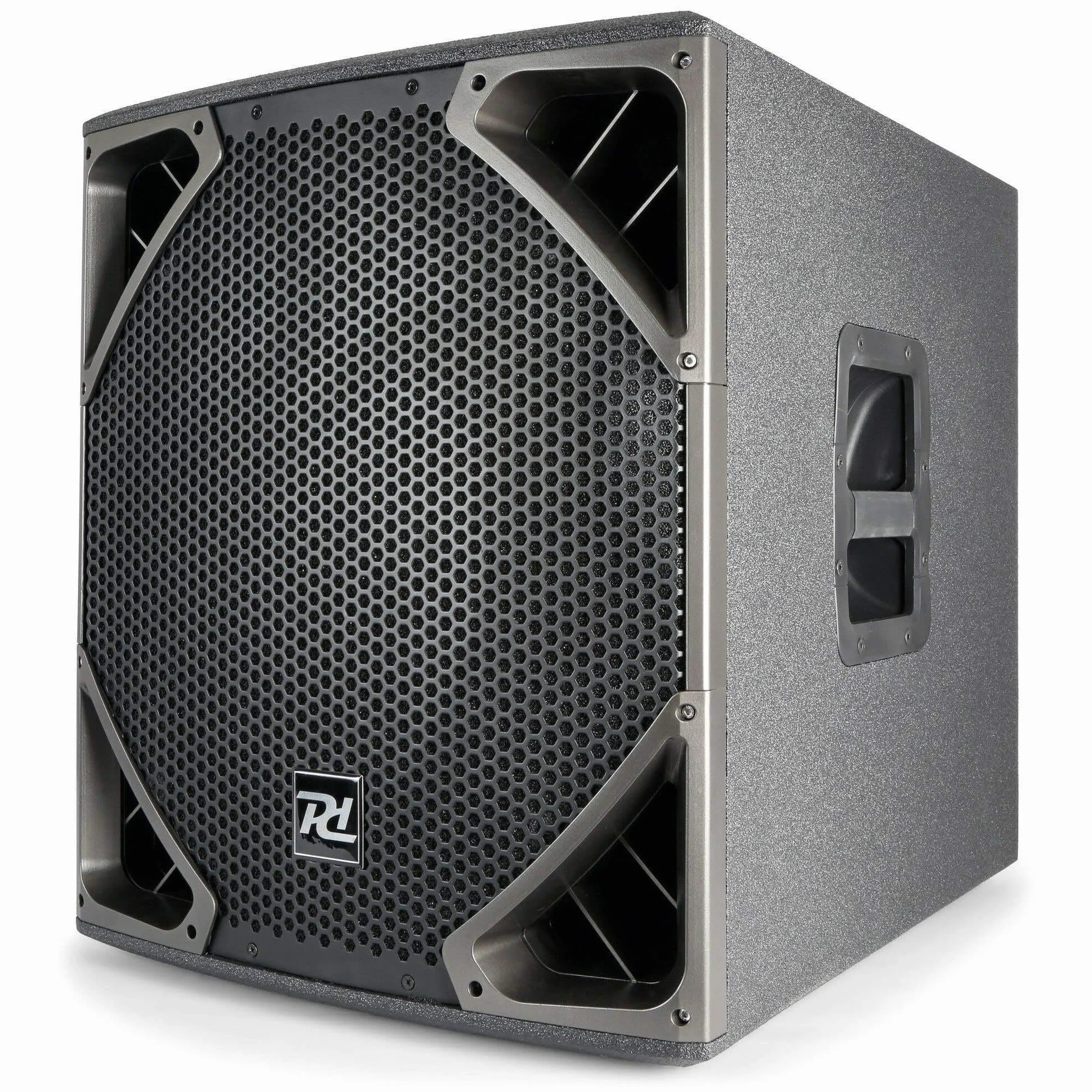 Power Dynamics PD615SA subwoofer Activo 15" 1000W con Amplificador Clase D Crossover Ajustable Fase 0-180° entradas XLR SPL 128dB Carcasa Robusta para DJ y Eventos
