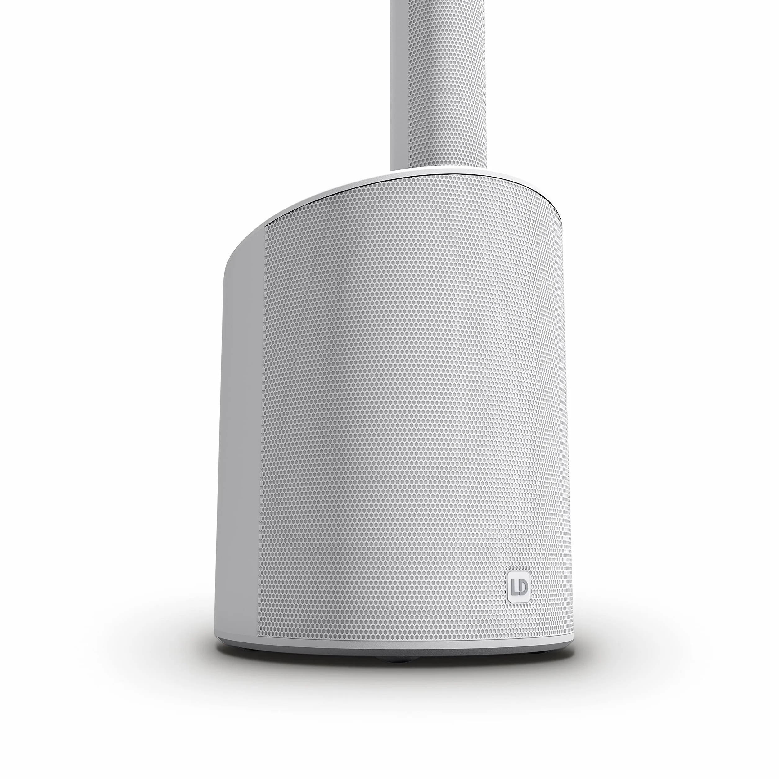 LD Systems MAUI 5 GO 100 W - Sistema de PA de columna ultraportátil con alimentación por batería - blanco - versión de 3200 mAh