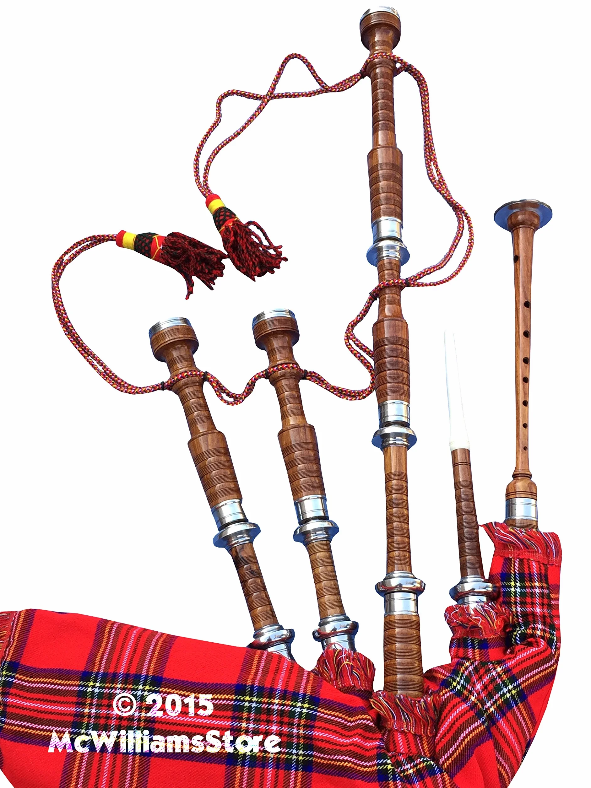 McWilliams Gaita, BOLSA DE GITAS COCÉS PROFESIONAL DE HIGHLAND CON ROYAL STEWART TARTAN Y BOLSA