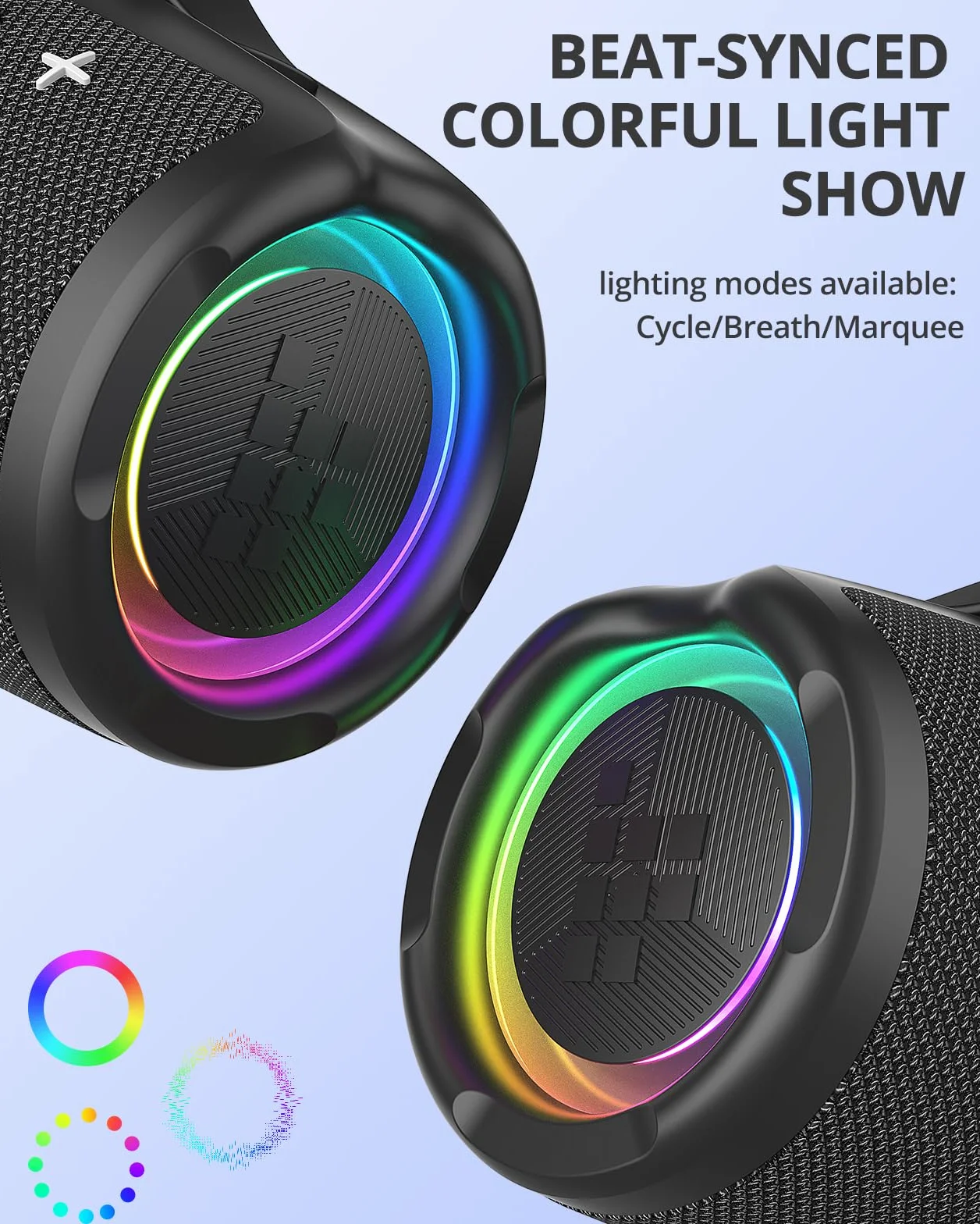 Tronsmart Mirtune S100 Altavoz Bluetooth 50W Portátil IPX7 20H Estéreo