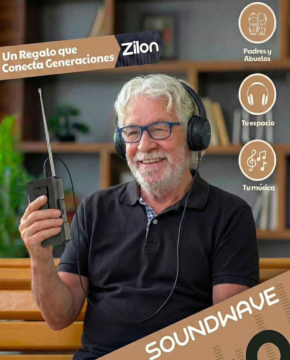 ZILON Transistor Radio a Pilas Pequeña Portatil Analogica Kit Emergencia FM Am Entrada Auriculares de Bolsillo Simple Personas Mayores Numeros Grandes para Facil Vision Muy Potente AA - MASVENDIDA