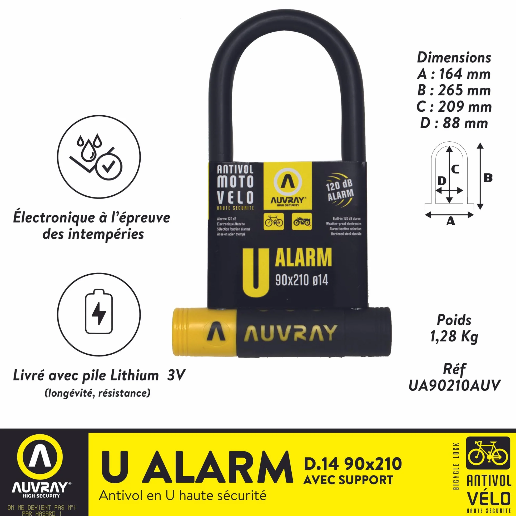 AUVRAY UA90210AUV - Alarma
