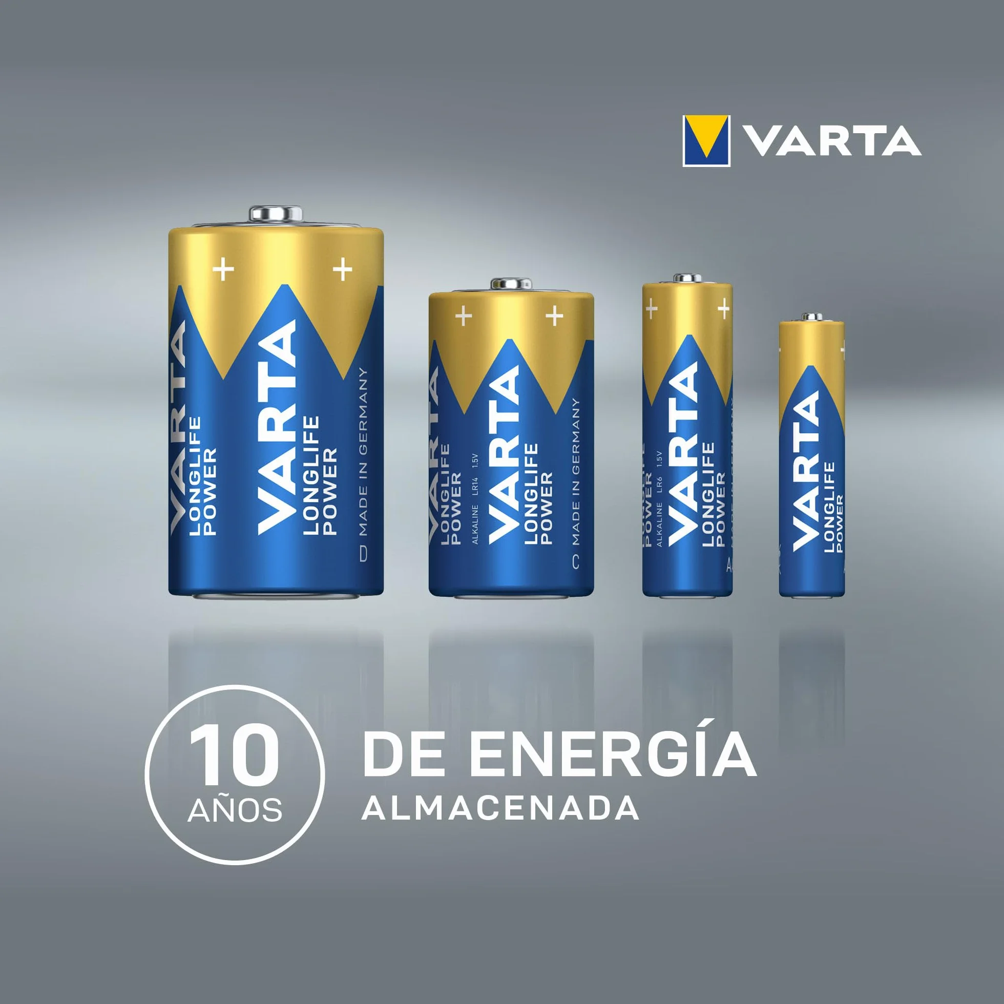 VARTA Longlife Power Pilas alcalinas AAA 1,5 V 20 Unidades