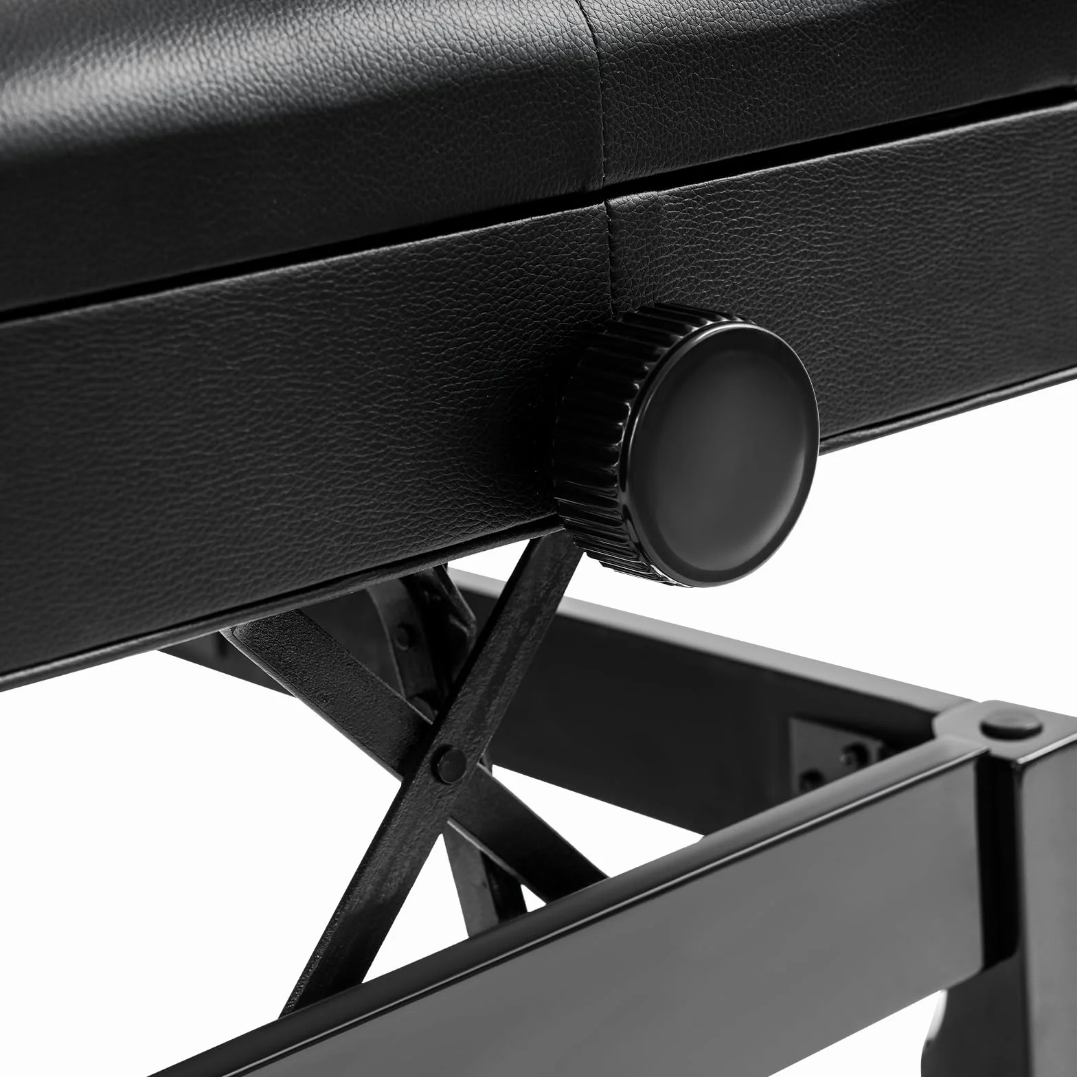 Banco de piano de doble plaza, 108 x 39 x 48 cm, altura regulable para 2 personas, soporta 200 kg, silla de piano con espacio para el hogar, escuelas, conciertos (negro)