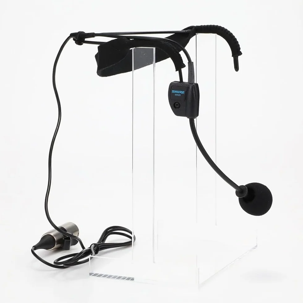 Shure WH20 Micrófono de Auriculares dinámicos (cableado) - Ajuste Resistente, Ligero y Seguro para usuarios Activos de micrófono, Instructores/músicos, Conector XLR (WH20XLR)