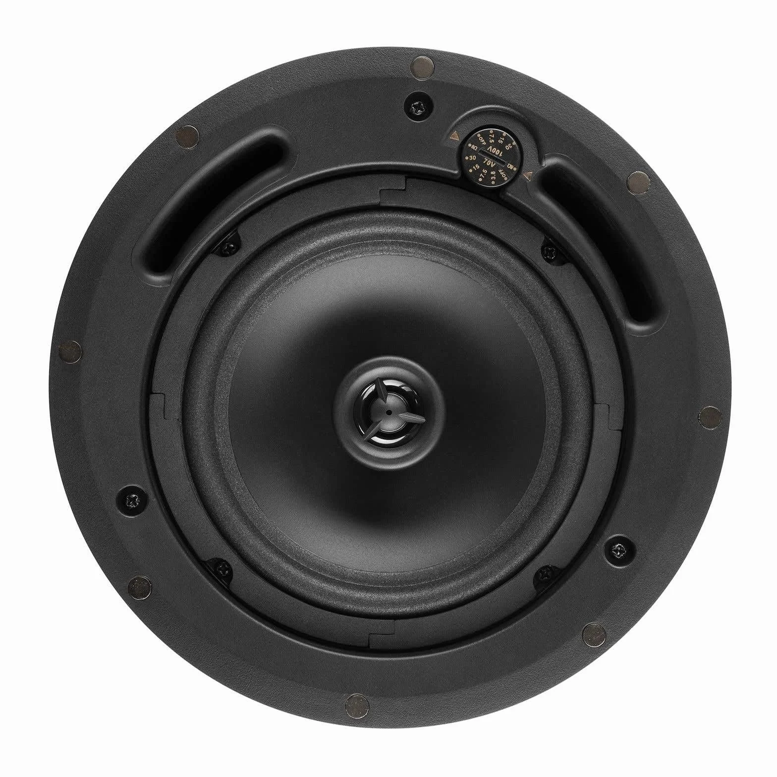 Power Dynamics PS65 Altavoz de Techo 70V,100V/16Ω - 30 vatios RMS, woofer de 6,5" megafonía, 6,5 Pulgadas, Ideal para la difusión de música de Fondo en Bares, restaurantes y hoteles.