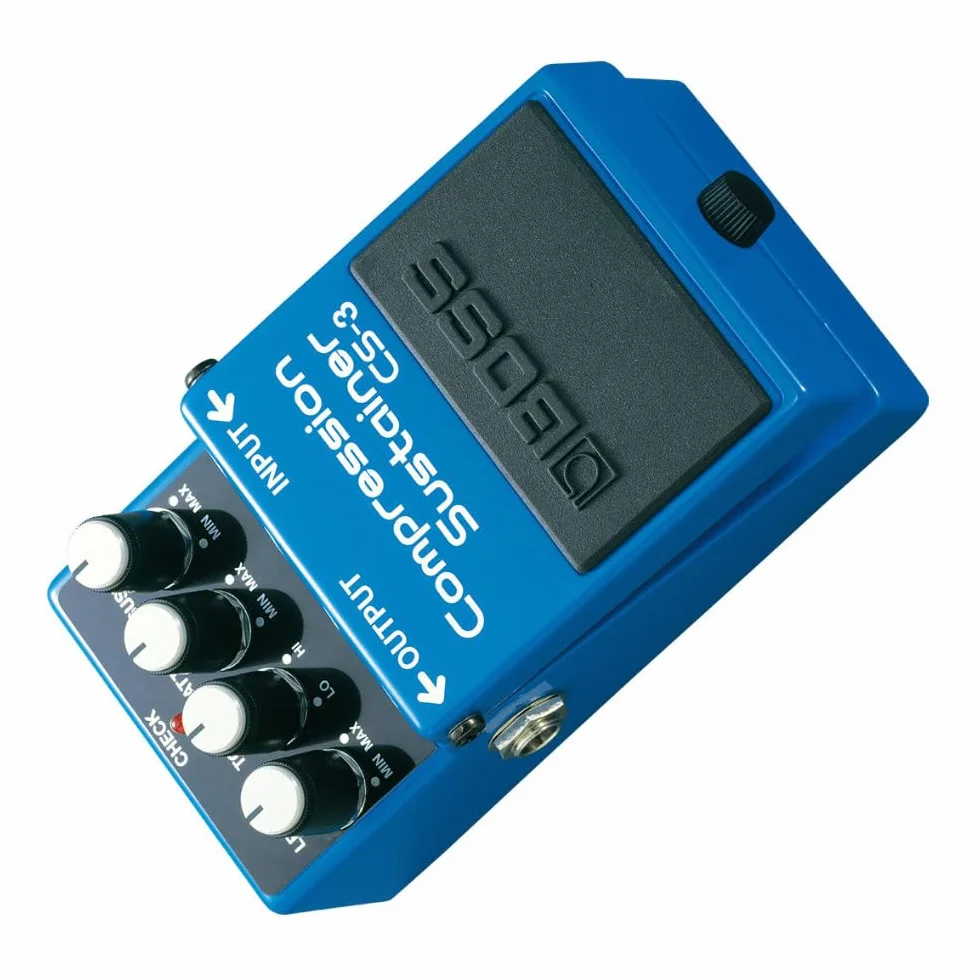 BOSS CS-3 Compressor/Sustain-pedaal, Compacte compression/sustainer-pedaal met hoogwaardige circuits