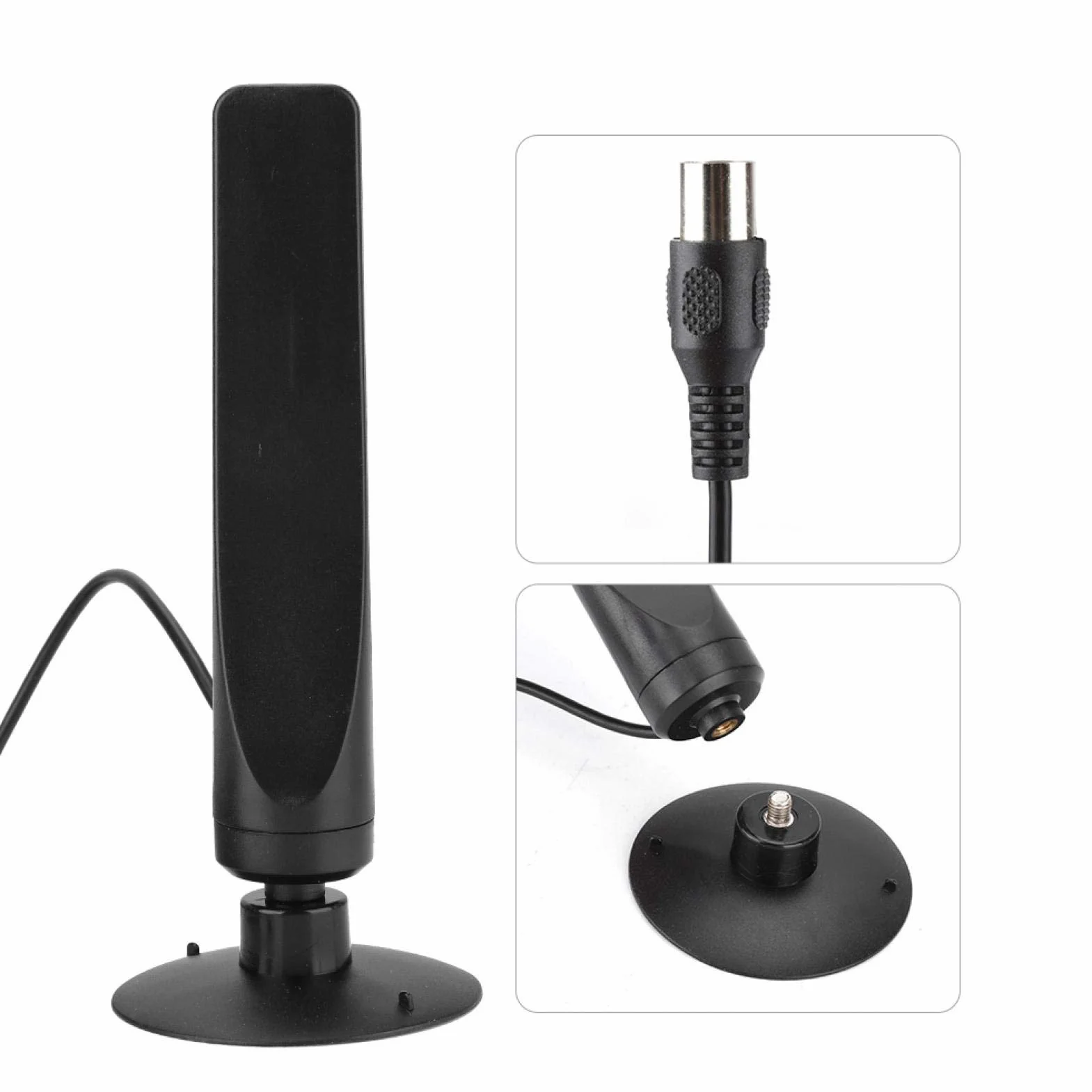 Antena DVB-T Impermeable Doble Frecuencia 35DBI Alta Sensibilidad Amplificada HD