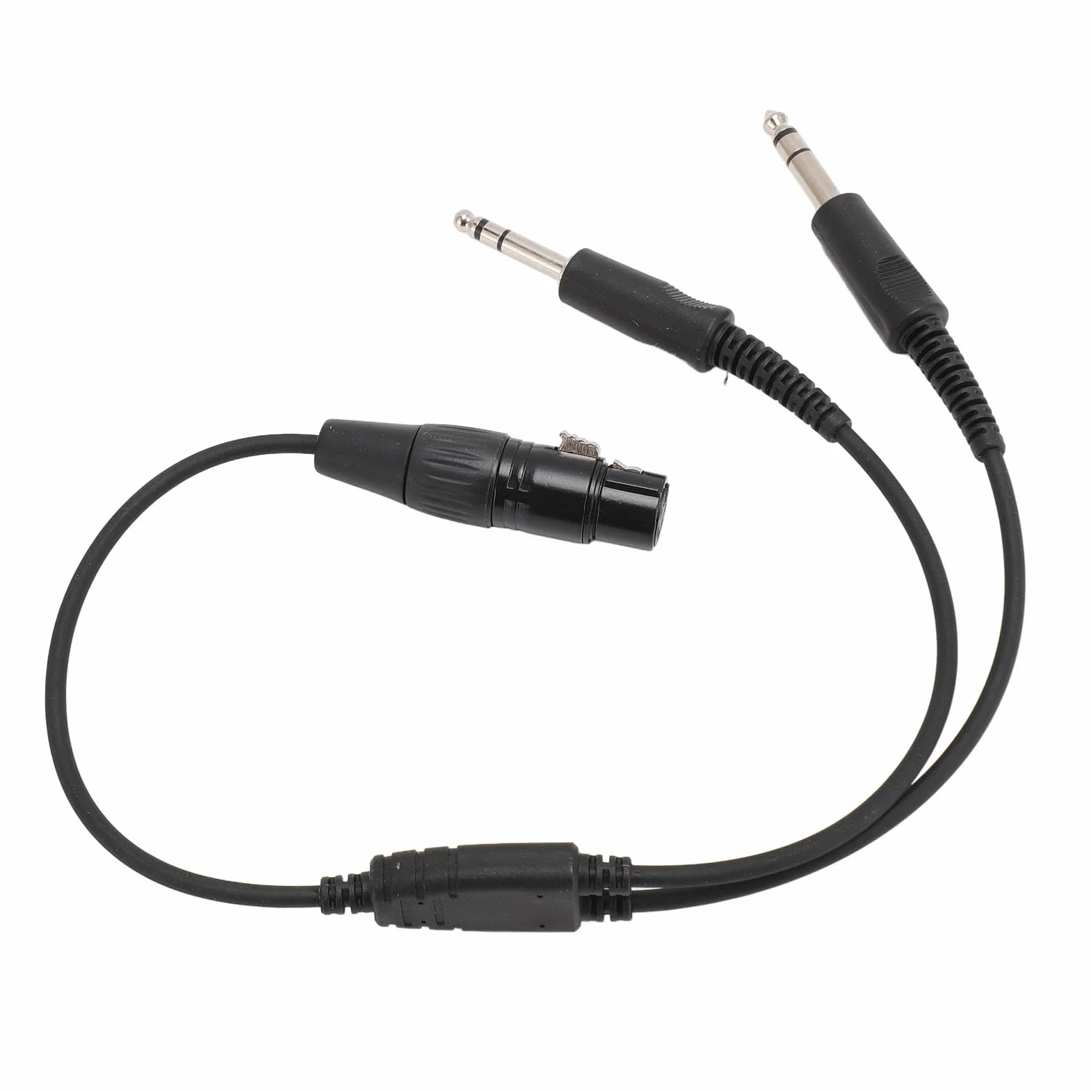 VBESTLIFE Cable Adaptador Auriculares Aviación Doble Enchufe XLR 5 Pines GA PJ-068 PJ-055