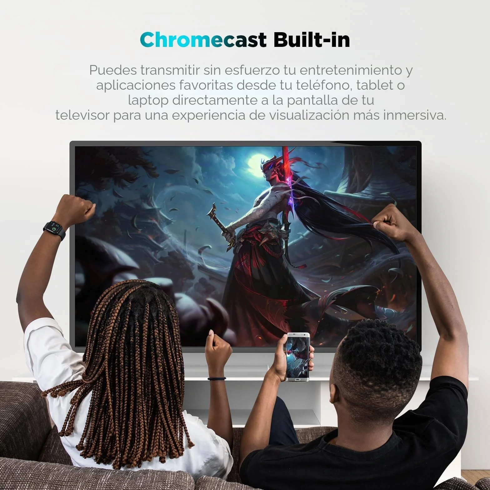 Google TV Android 11.0 TV Box 4K Chromecast Dolby Audio 2GB RAM 32GB ROM Bluetooth 5.0 KP1