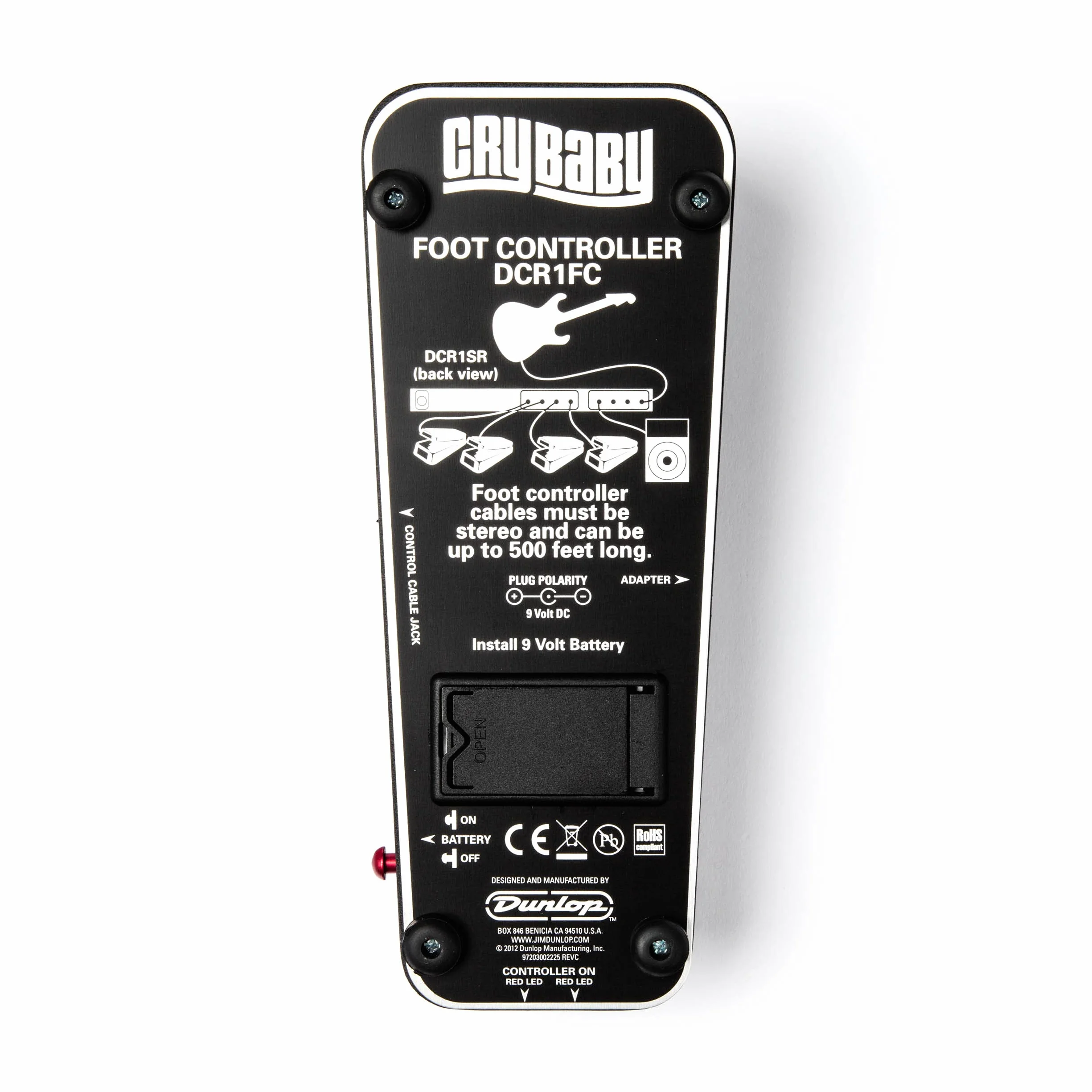 Dunlop CSP-025 Cry Baby® Rack Auto Return Foot Controller