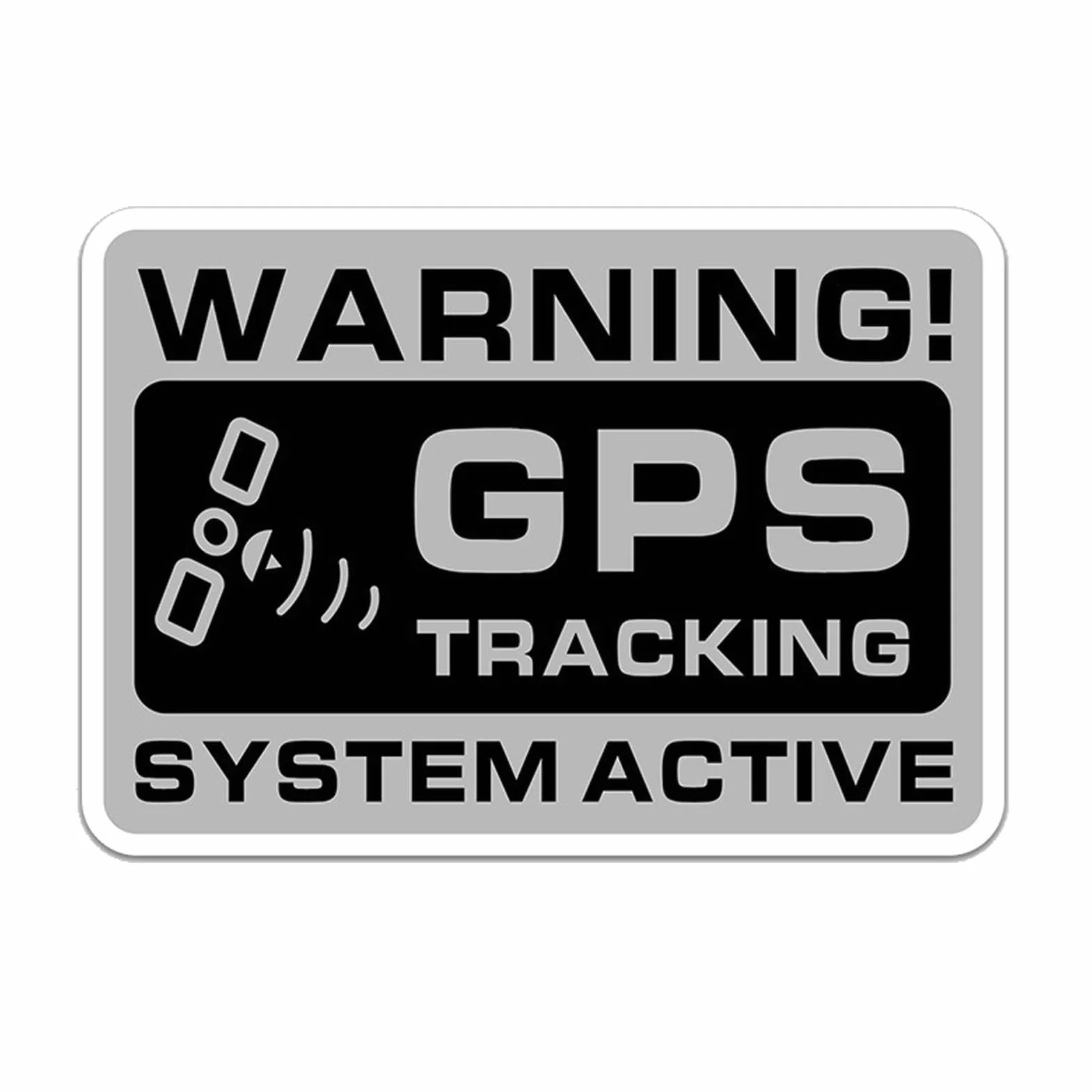 Pegatina de Seguimiento GPS, Advertencia Antirrobo para Vehículos, 10 Piezas