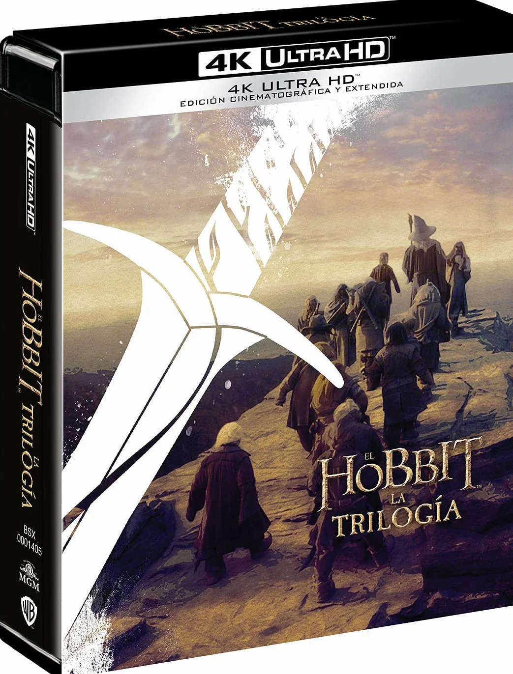 Trilogía El Hobbit versión cinematográfica + versión extendida 4k Ultra-HD [Blu-ray]
