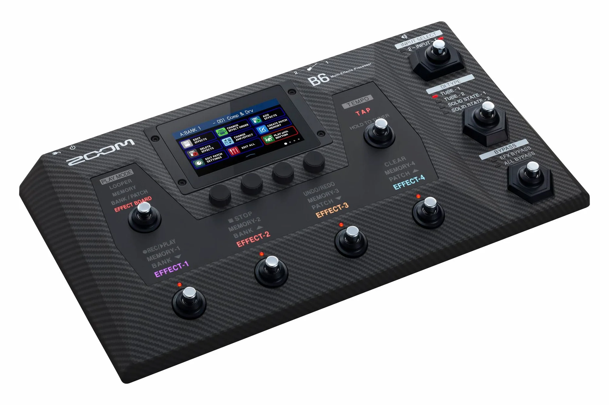 Zoom B6 - Procesador de efectos para bajos