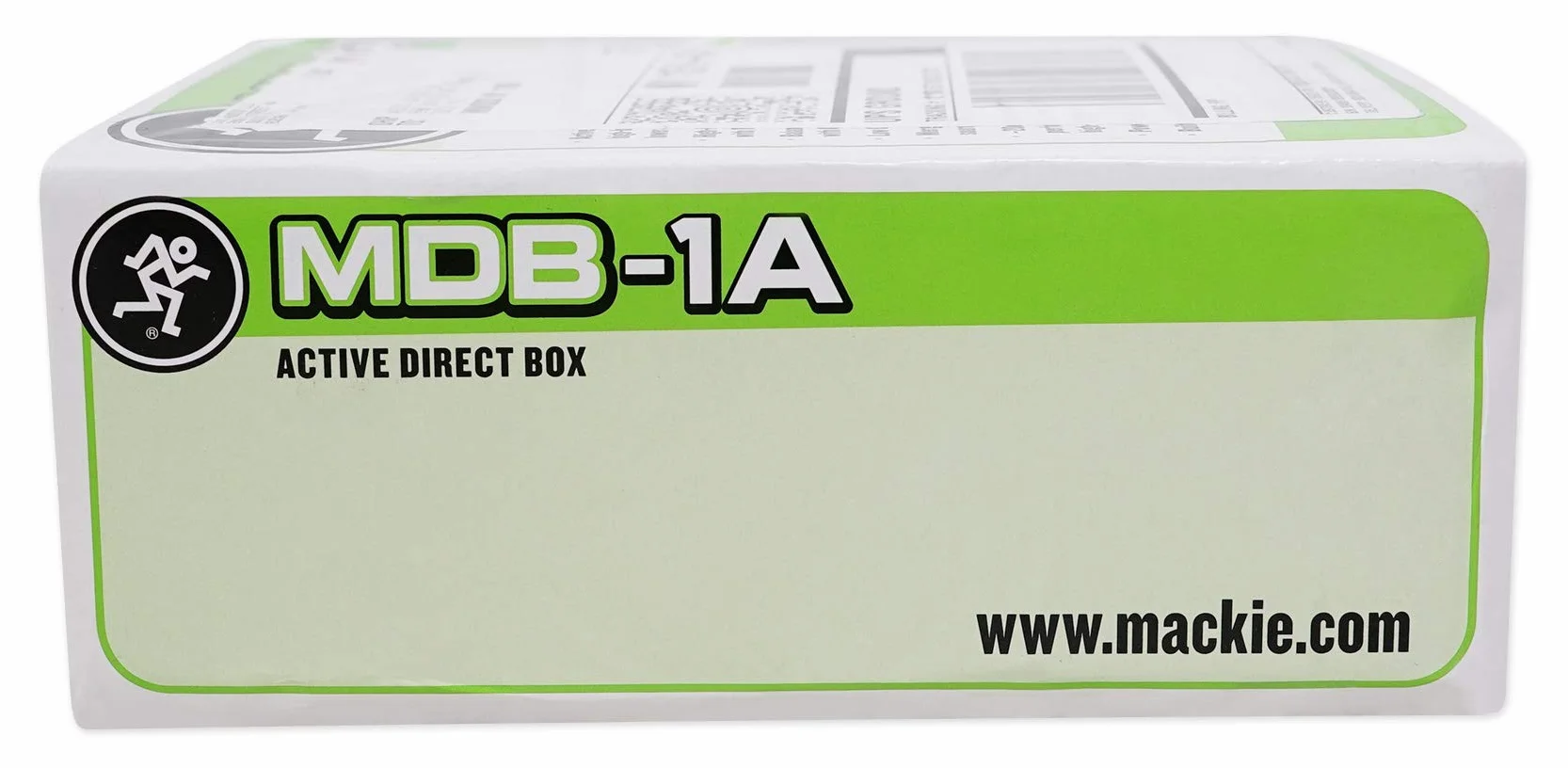 MACKIE MDB-1A caja de inyección directa (DI) activa con corte de graves, polaridad, Ground Lift, atenuador de -20 dB y Merge