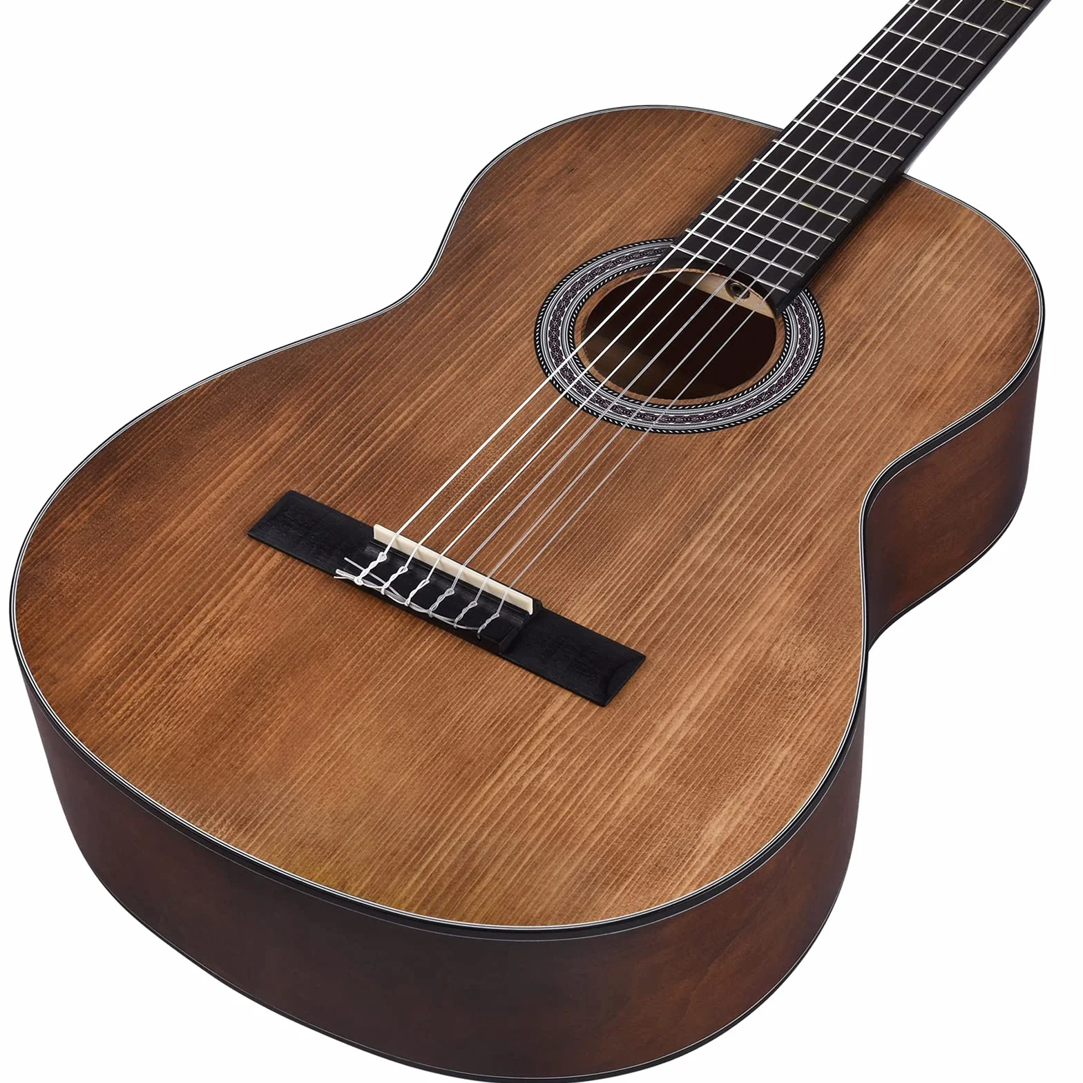 Winzz Guitarra Clásica 4/4 Adulto, Guitarra Clásica para Principiantes 39 Pulgadas, Color Marrón