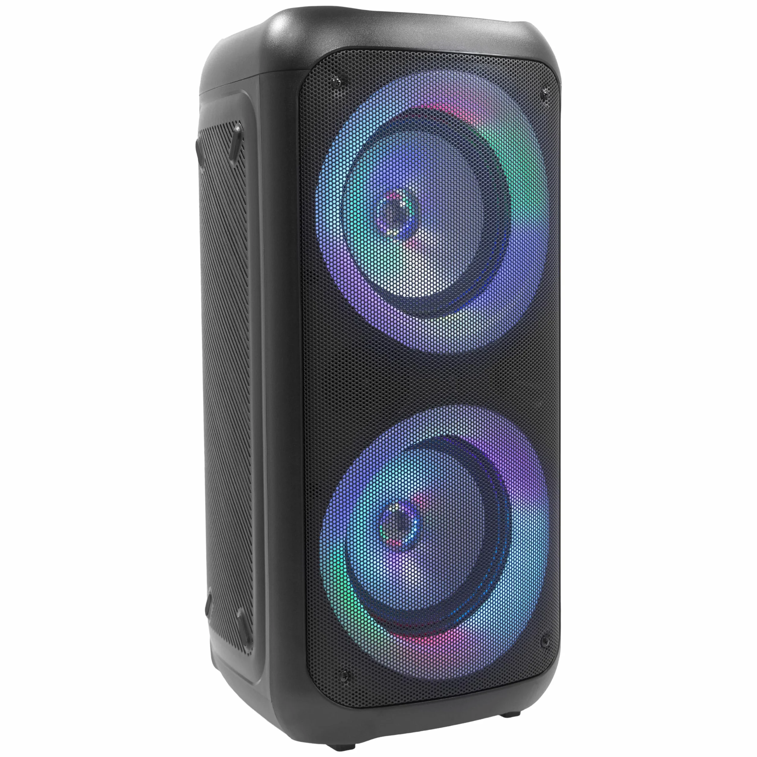 BoomToneDJ Altavoz con batería Traveler 400 (Mando a Distancia IR, 400W) Ideal para DJ móviles y Fiestas privadas, Bluetooth, luz integrada, USB/SD, asa de Transporte telescópica