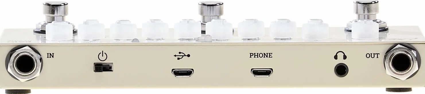 EKO GUITARS - BAIO Pedal Multiefecto con IR Integrados | 9 Preamplificadores, 8 IR, Efectos, Bluetooth, USB, Afinador, Batería Recargable