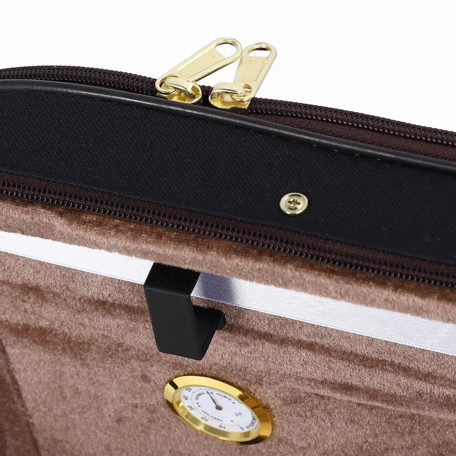 Caja de Violín de Tamaño 4/4 con Higrómetro Estuche de Violín de Carcasa Dura Mochila Estuche de Protección de Instrumentos Musicales de Tela Oxford