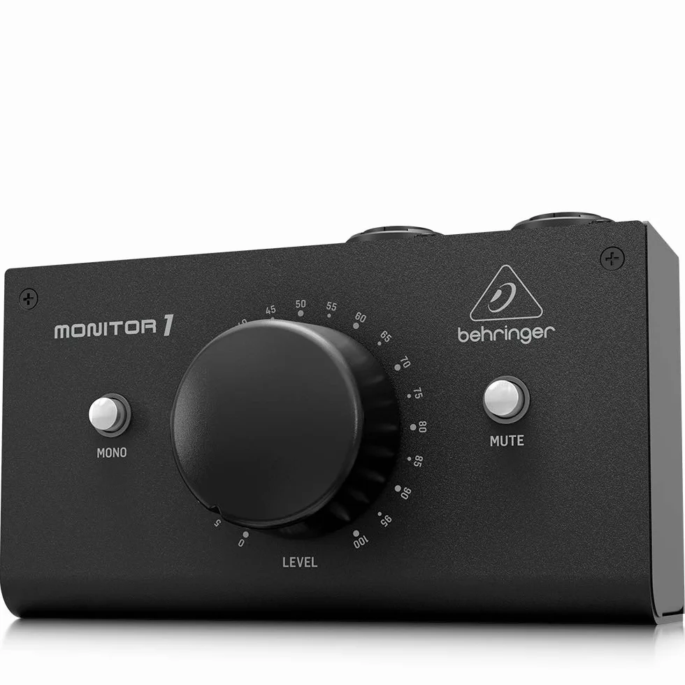 Behringer Monitor estéreo pasivo y Controlador de Volumen MONITOR1 Premium