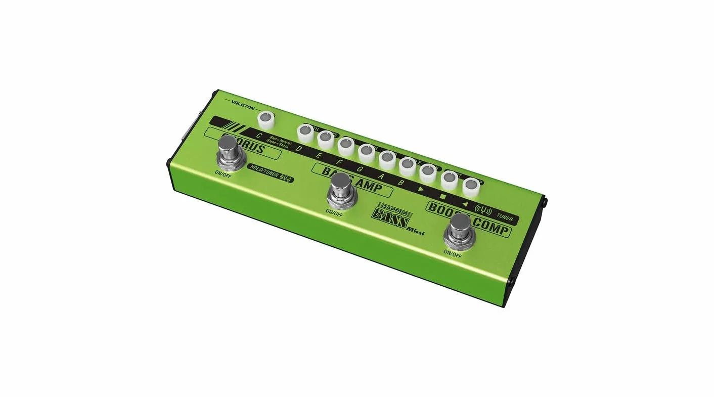 Valeton MES-2 - Mini tira de efecto de bajo elegante