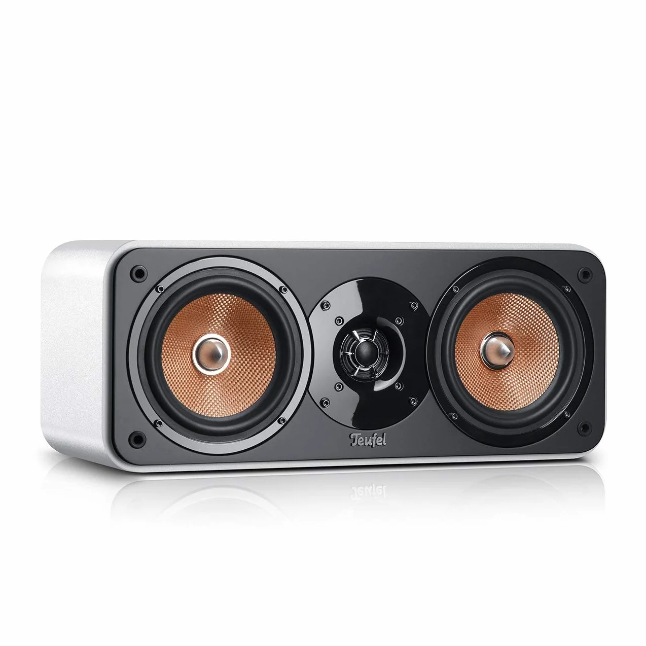 Teufel Ultima Center - Altavoz Central HiFi Home Cinema de Primera Clase - Blanco