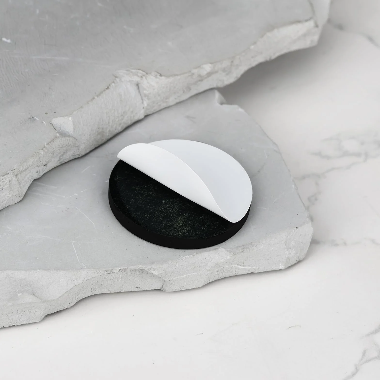 4 Pegatinas PDC de 30 Mm para Desactivar El Sensor de Aparcamiento Cubierta de Goma de 3 Mm de Grosor