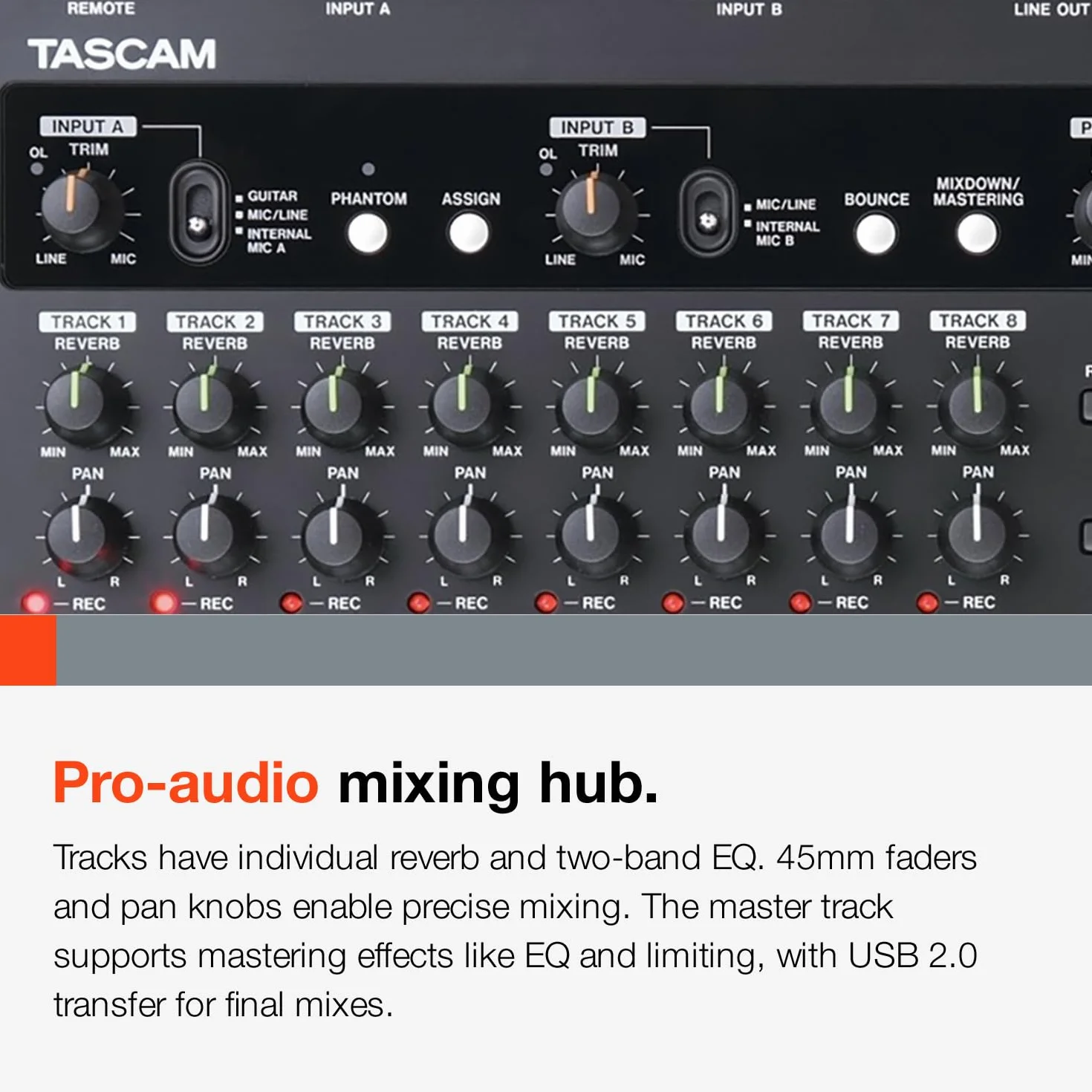 Tascam DP-03SD - Grabador multipista, color negro