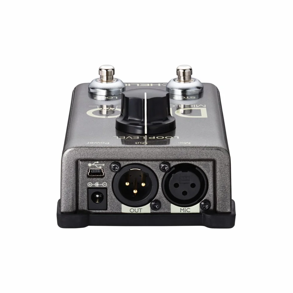TC Helicon DITTO MIC LOOPER Pedal Looper de dos botones fácil de usar para voces e instrumentos acústicos