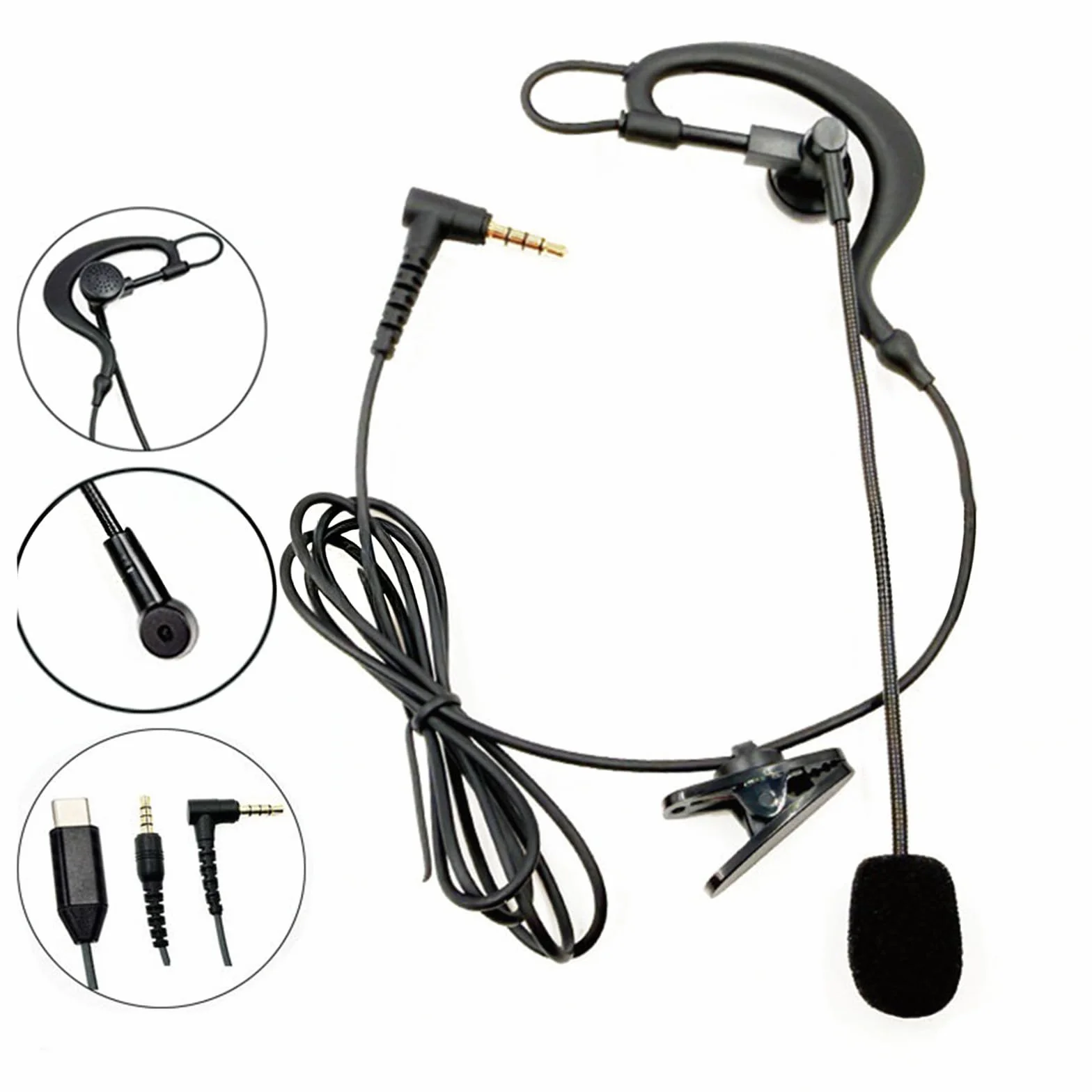 Auriculares de Comunicación para Árbitros de Fútbol con Cancelación de Ruido, Portátiles