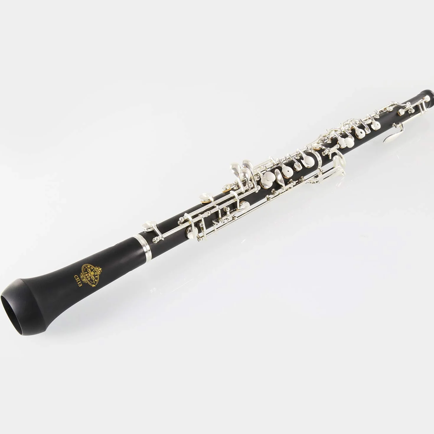 Rochix - Oboe Children Level CH13 - Cuerpo de madera compuesta, tono C semiautomático bañado en plata con 1 hoja, 1 paño de limpieza, 1 hisopo de oboe, 1 reposamuñecas, 1 funda y más