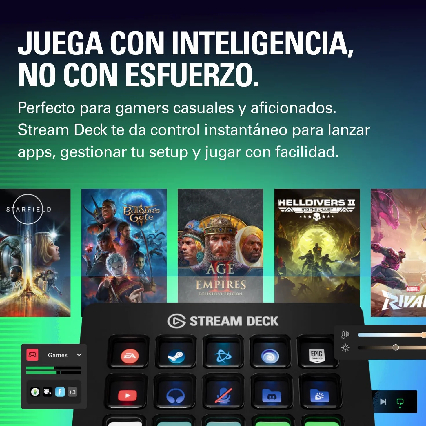 Elgato Stream Deck MK.2 Controlador de estudio 15 teclas macro OBS Twitch YouTube Mac PC