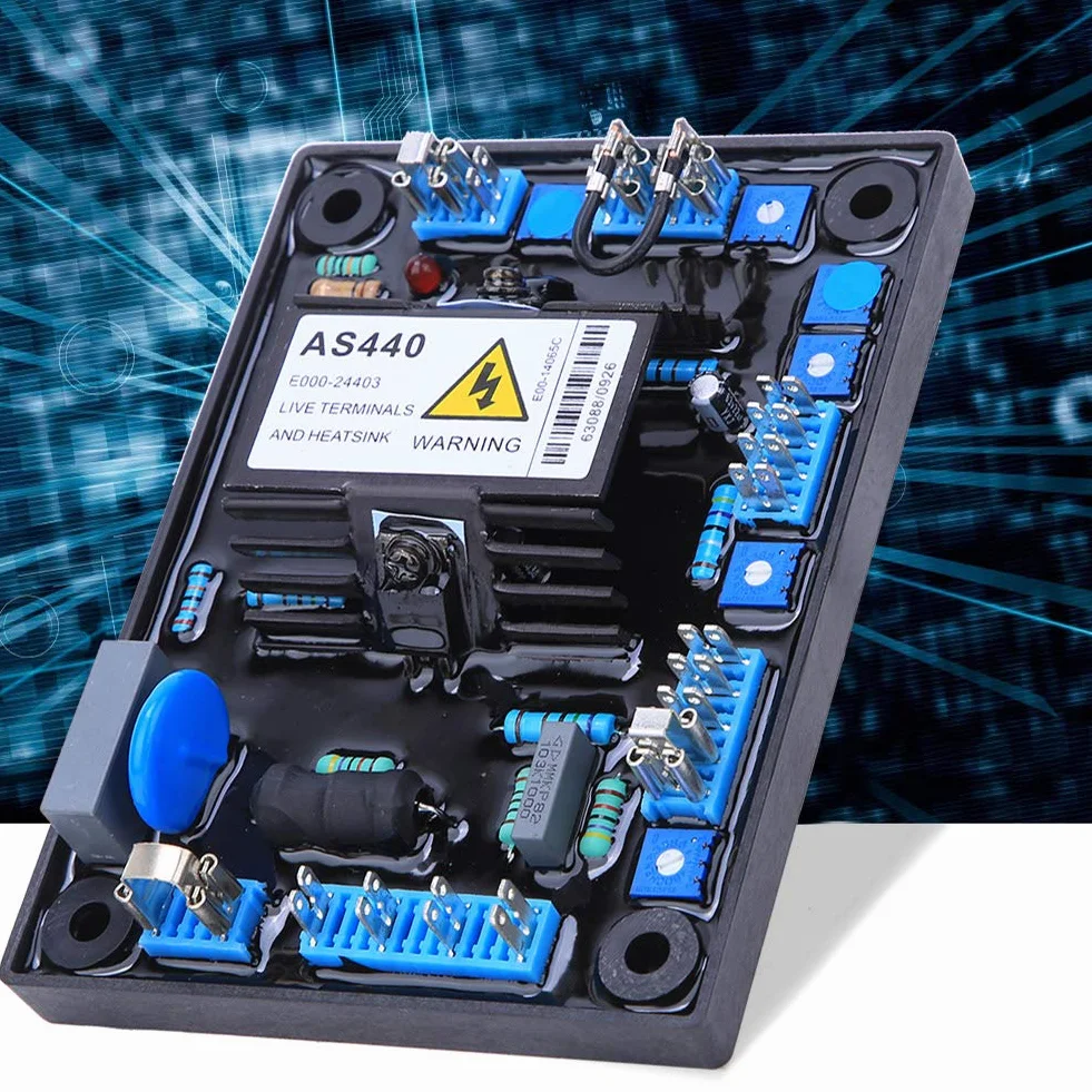 Regulador de Voltaje Automático As440 Entrada 190-264Vac Regulador de Voltaje del Motor Automático Accesorios del Generador As440