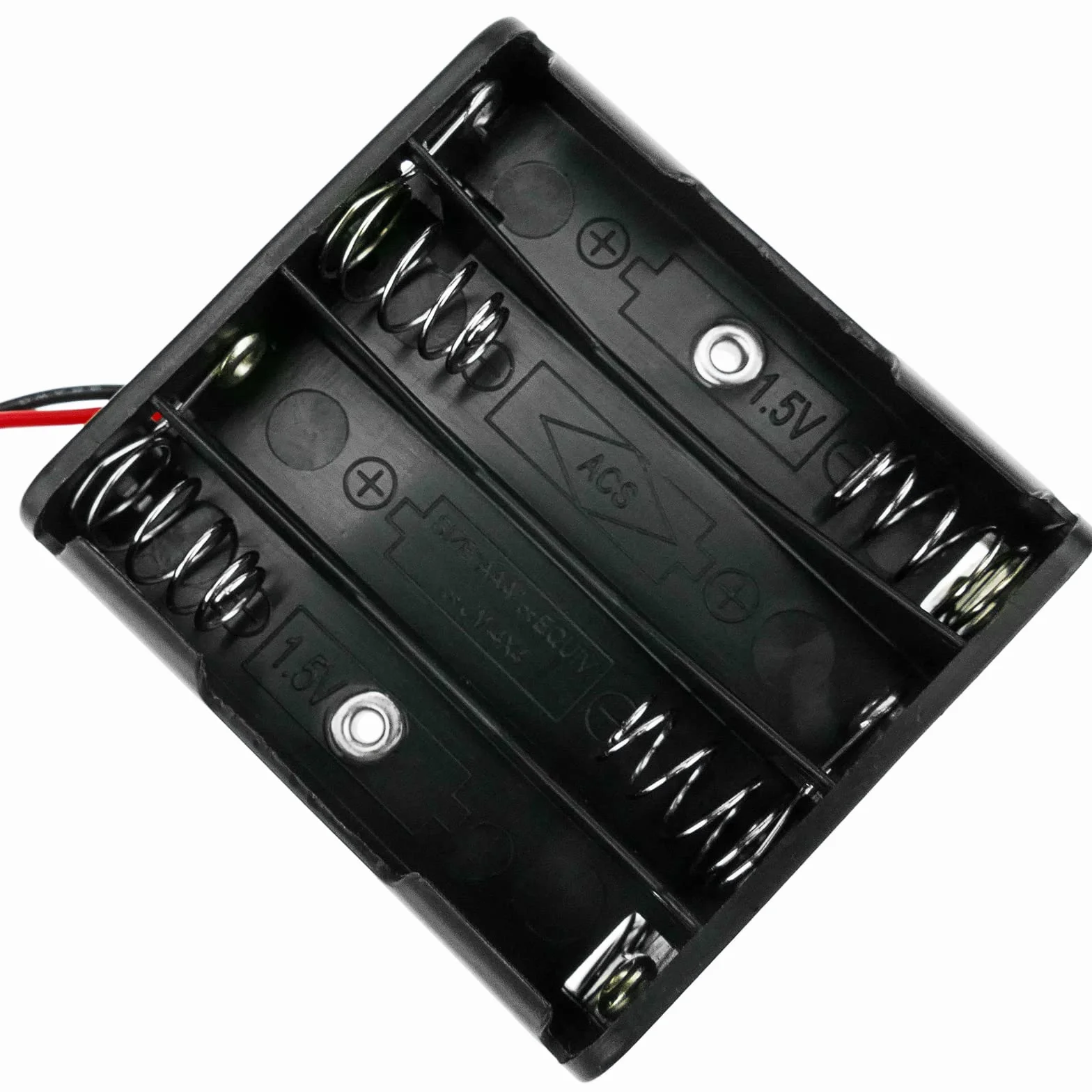 BeMatik - Portapilas Plano para 8 Pilas AAA LR03 de 1.5V