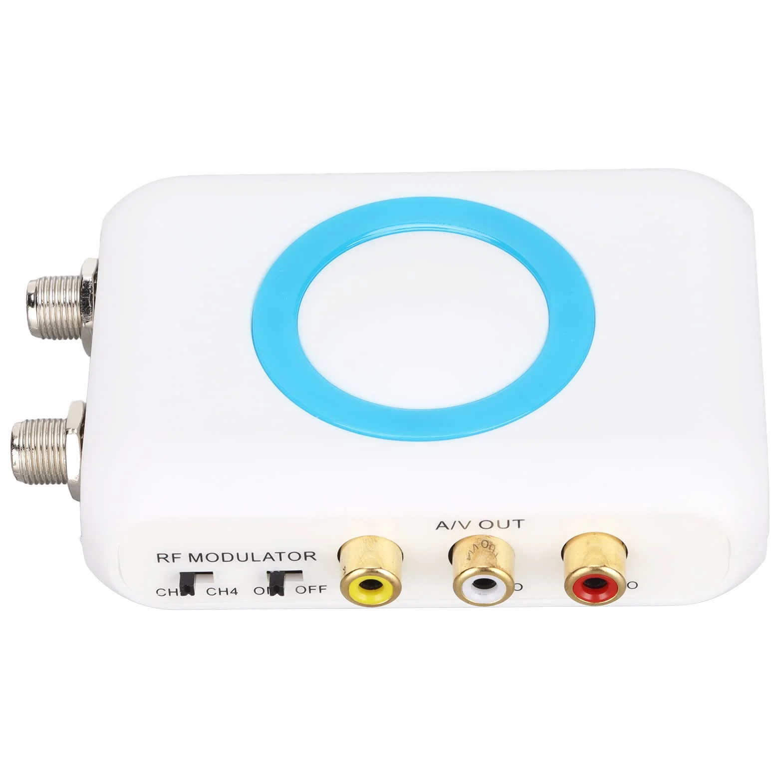 PUSOKEI Modulador RF Convertidor HDMI a RF, NTSC PAL TV CATV Modulador, Entrada HD A/V F Hembra Salida RF VHF Demodulador Convertidor para CATV Doméstico