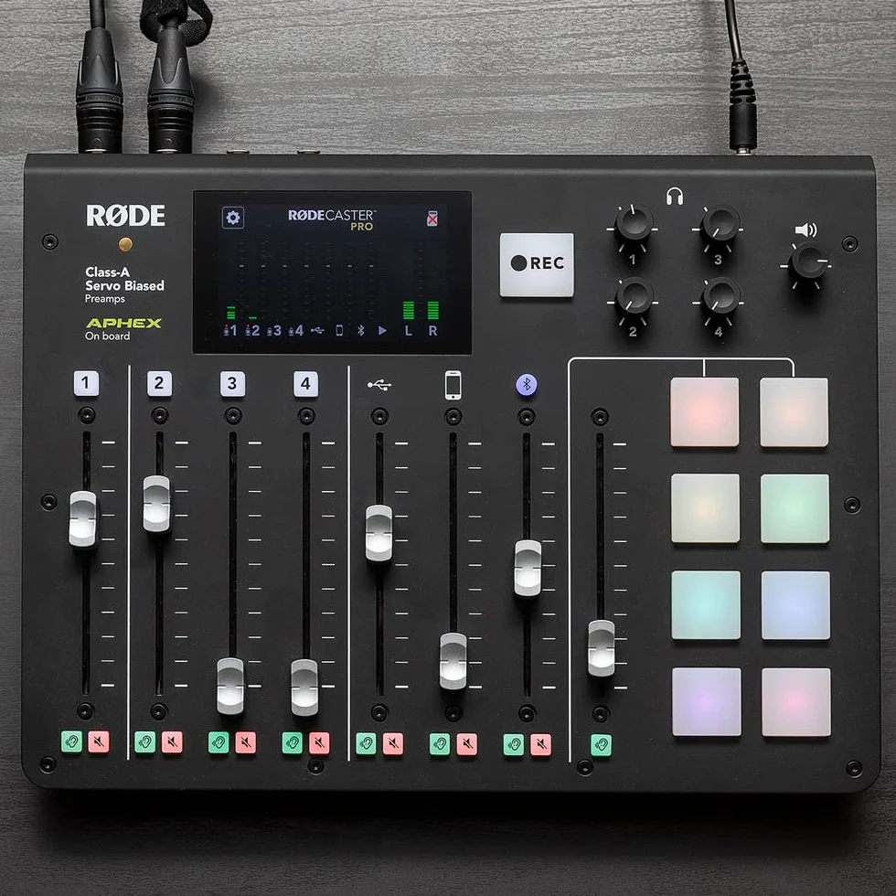 RØDE RØDECaster Pro, solución de producción todo en uno para podcasts