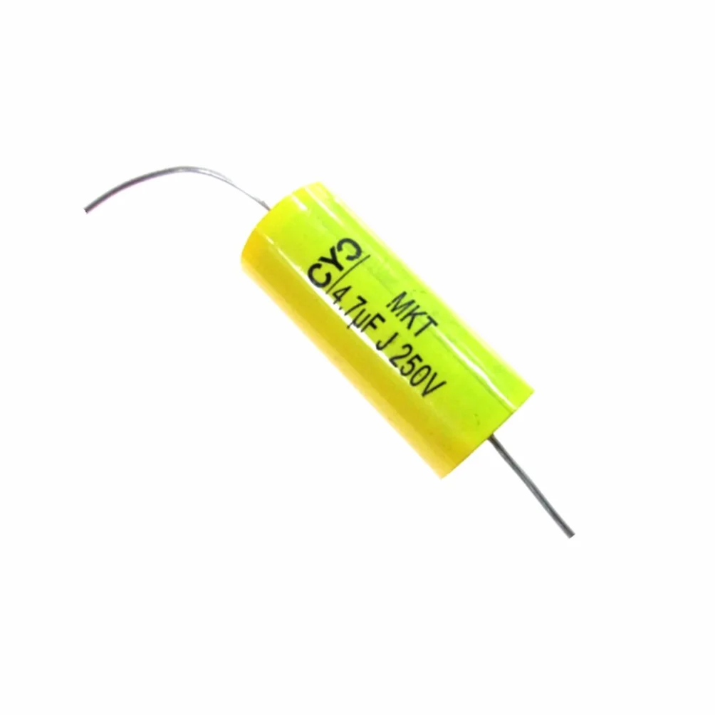 MagiDeal Condensador No Polarizado Cruce Divisor de Altavoz Audio 2pcs 250v 4,7uF