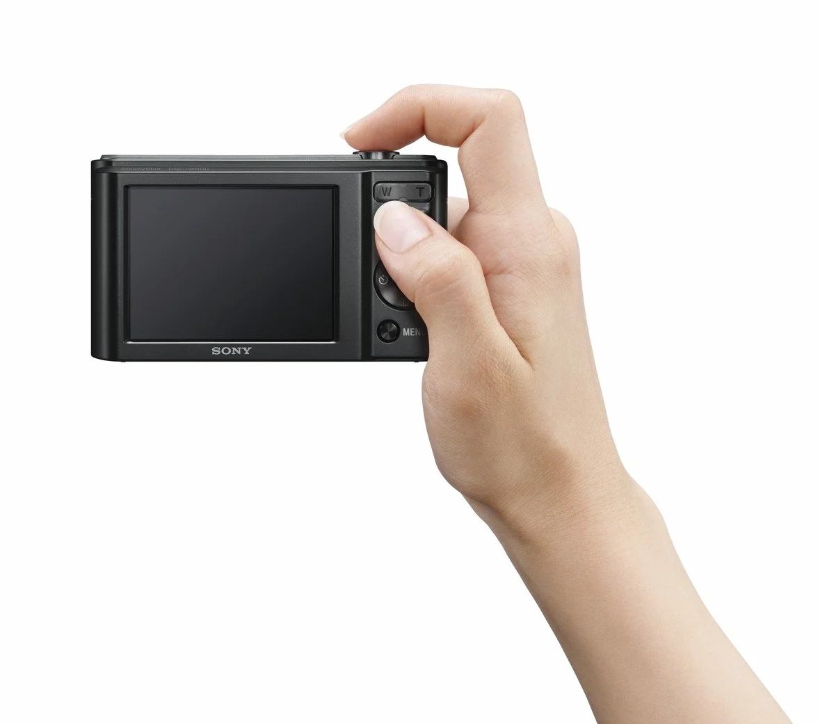 Sony DSCW800B.CEH Cámara compacta Digital 20,1 MP Zoom 5X LCD 2,7 720p HD Lente G 26 mm Negra