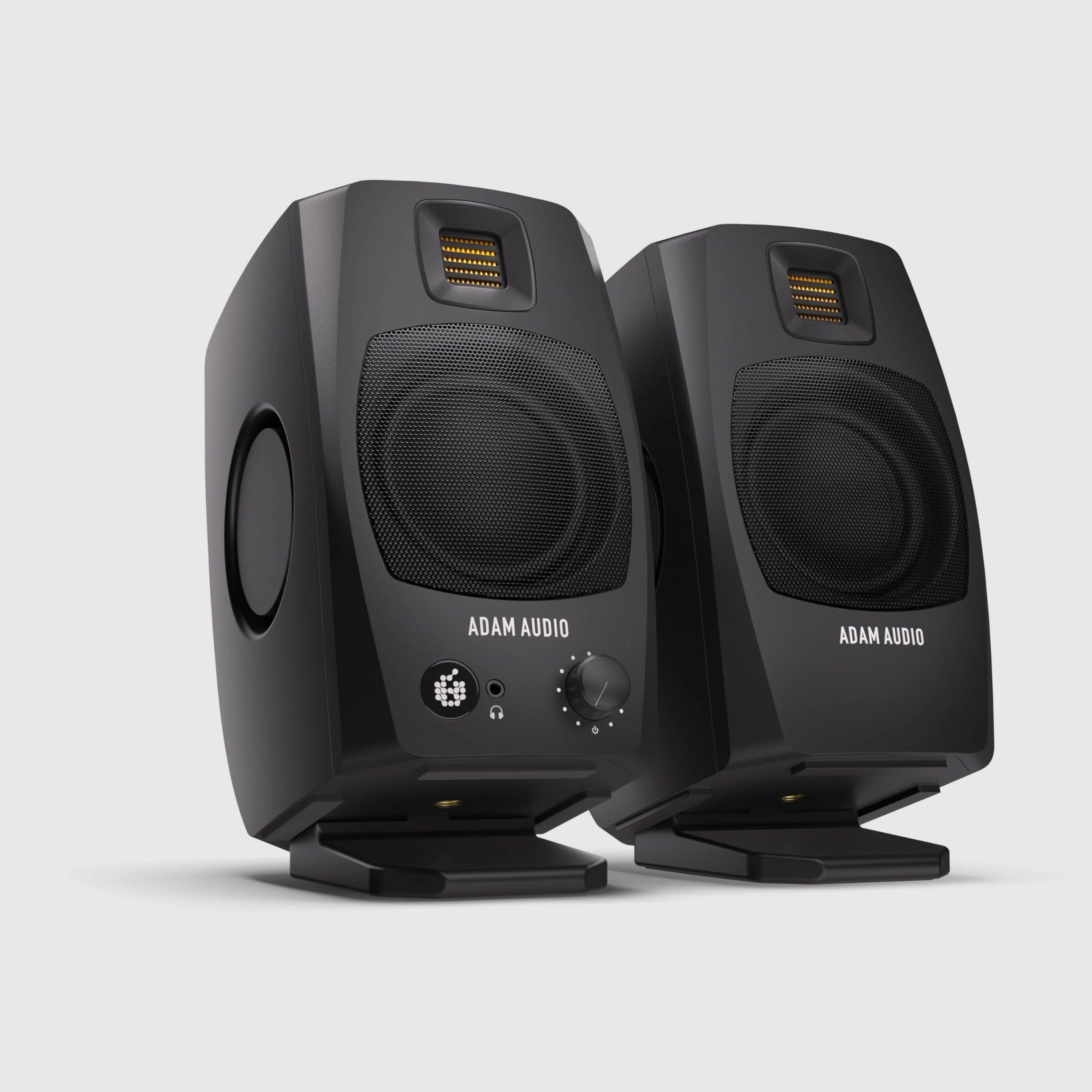 ADAM Audio Sistema de monitorización de sobremesa Activo D3V con conexión USB-C (par, Negro)