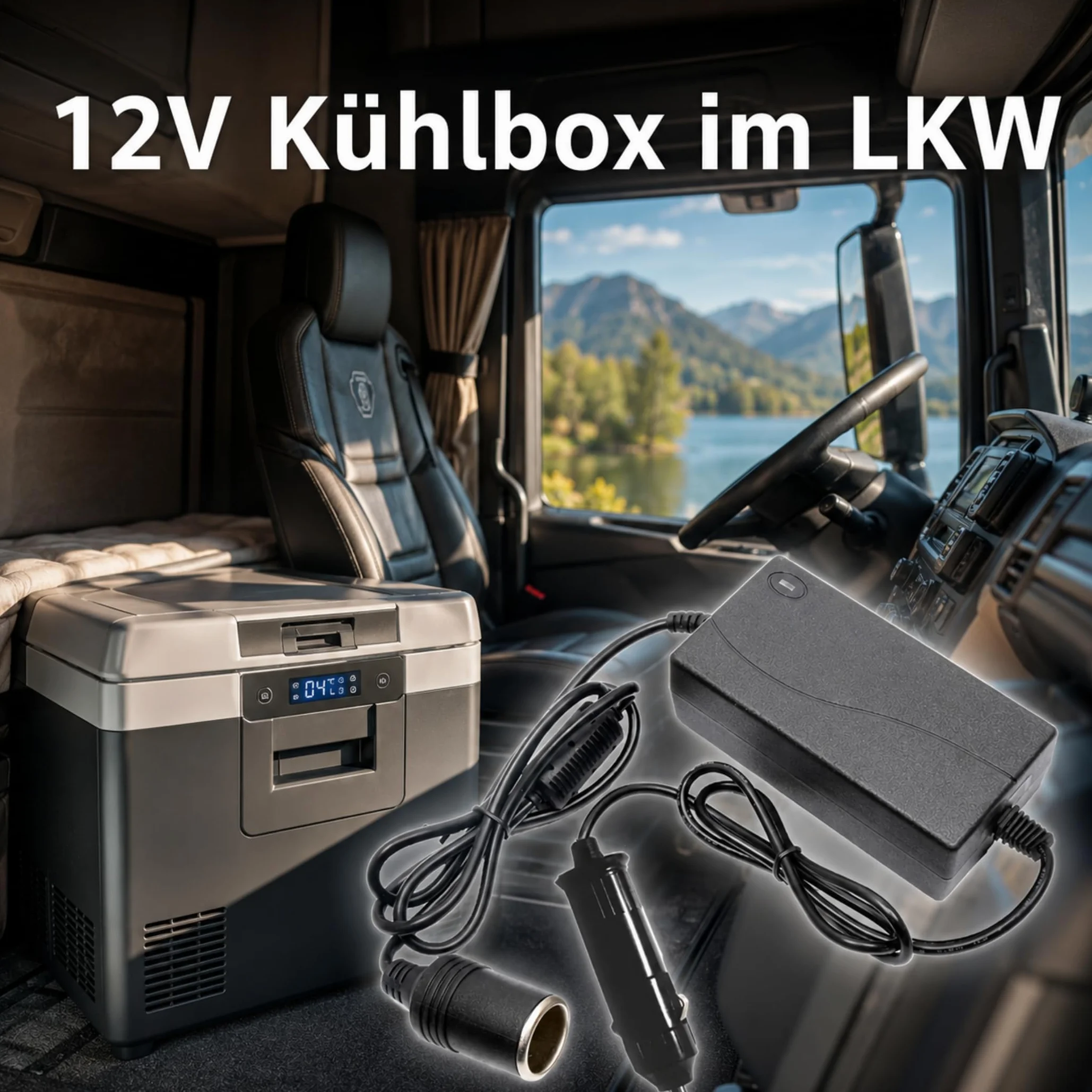 J40CS - Transformador de tensión de 24 V a 12 V, 120 W, Negro, para coche, camión, autobús y otros vehículos