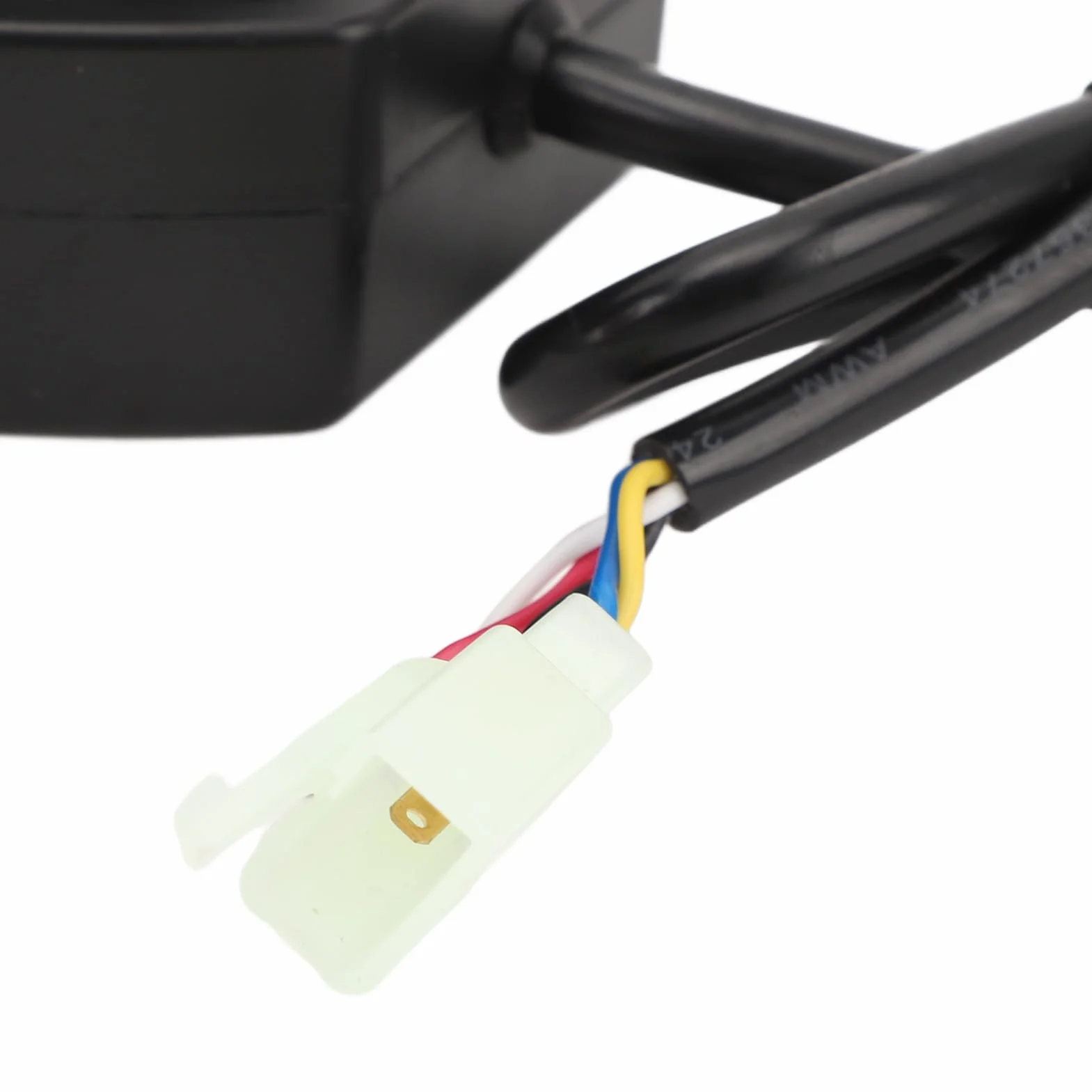 Walfront Simulador de Sonido de Motocicleta, Material ABS, Efecto de Sonido de Motor de 110 DB para Vehículos Eléctricos, Scooters y Karts