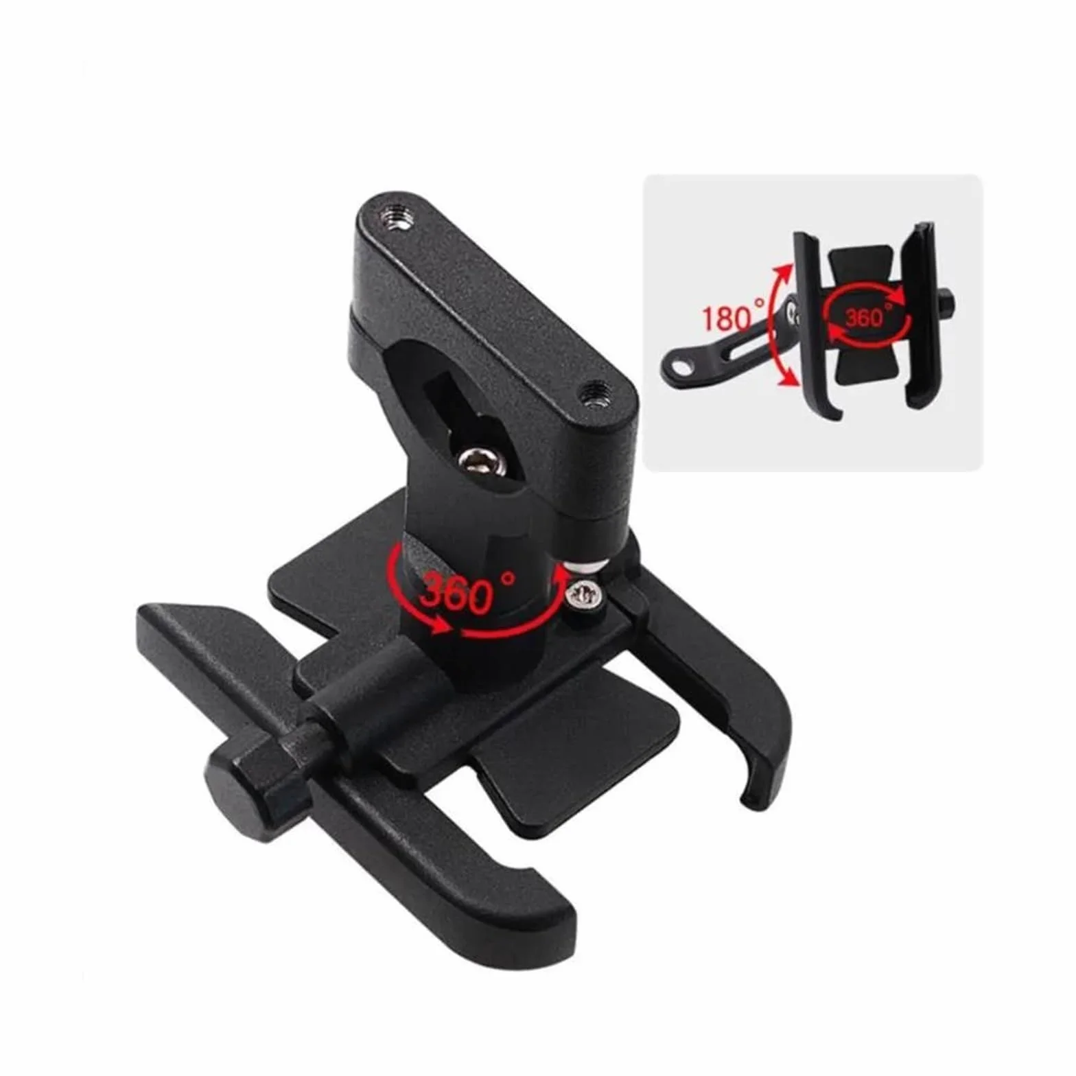 Yamaha X-MAX 125 250 300 400 Soporte Móvil GPS Manillar Accesorios Motocicleta Negro