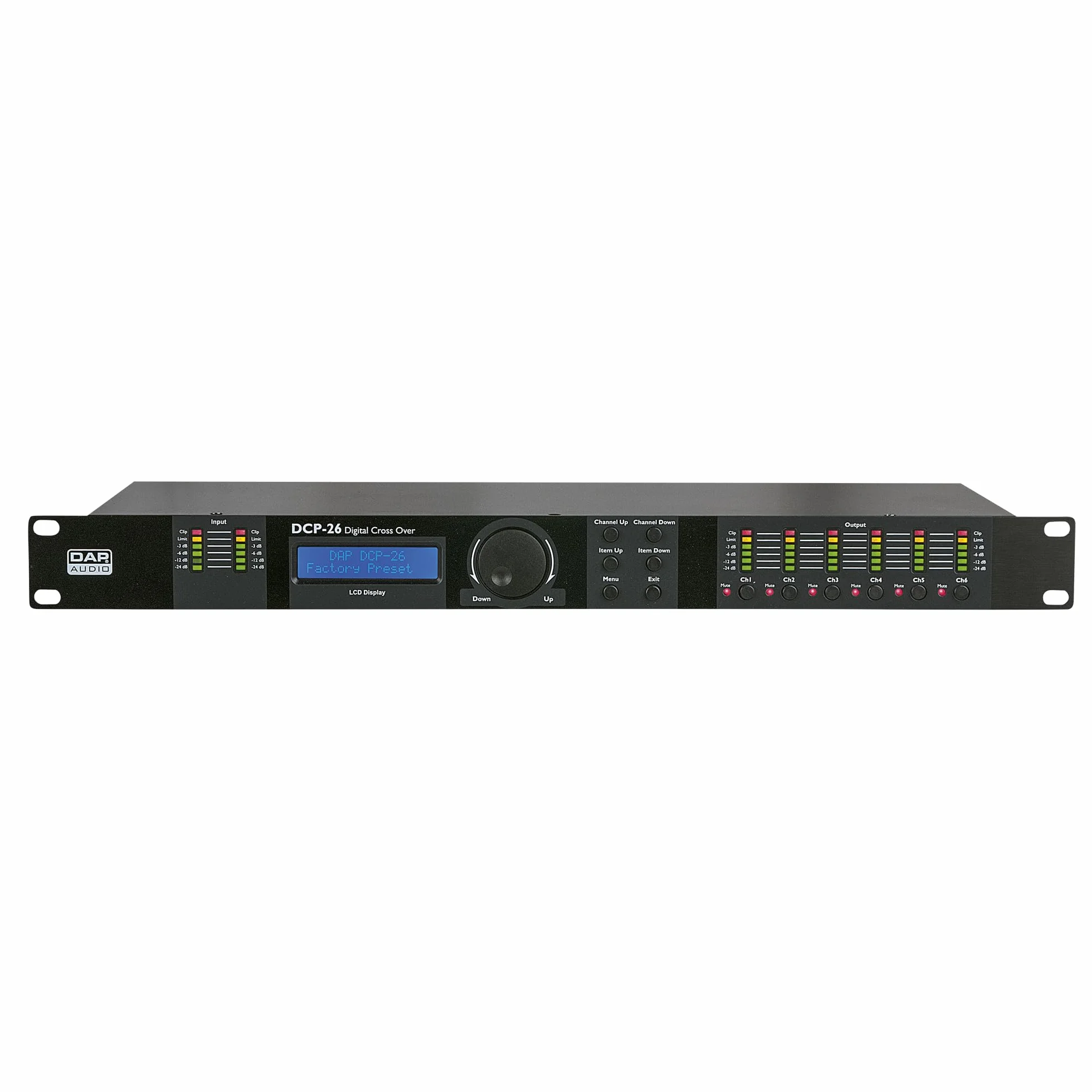 DAP DCP-26 MKII Digital Cross Over 2-in 6-out