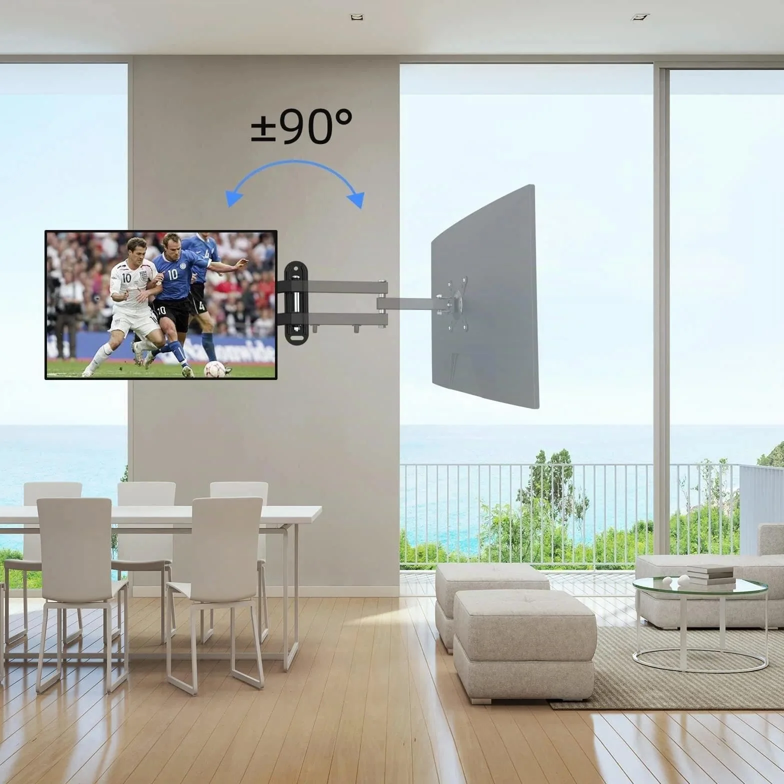 Suptek Soporte TV Pared, para Monitor 15-32 Pulgadas 13 kg VESA 100x100/75x75mm MA2720