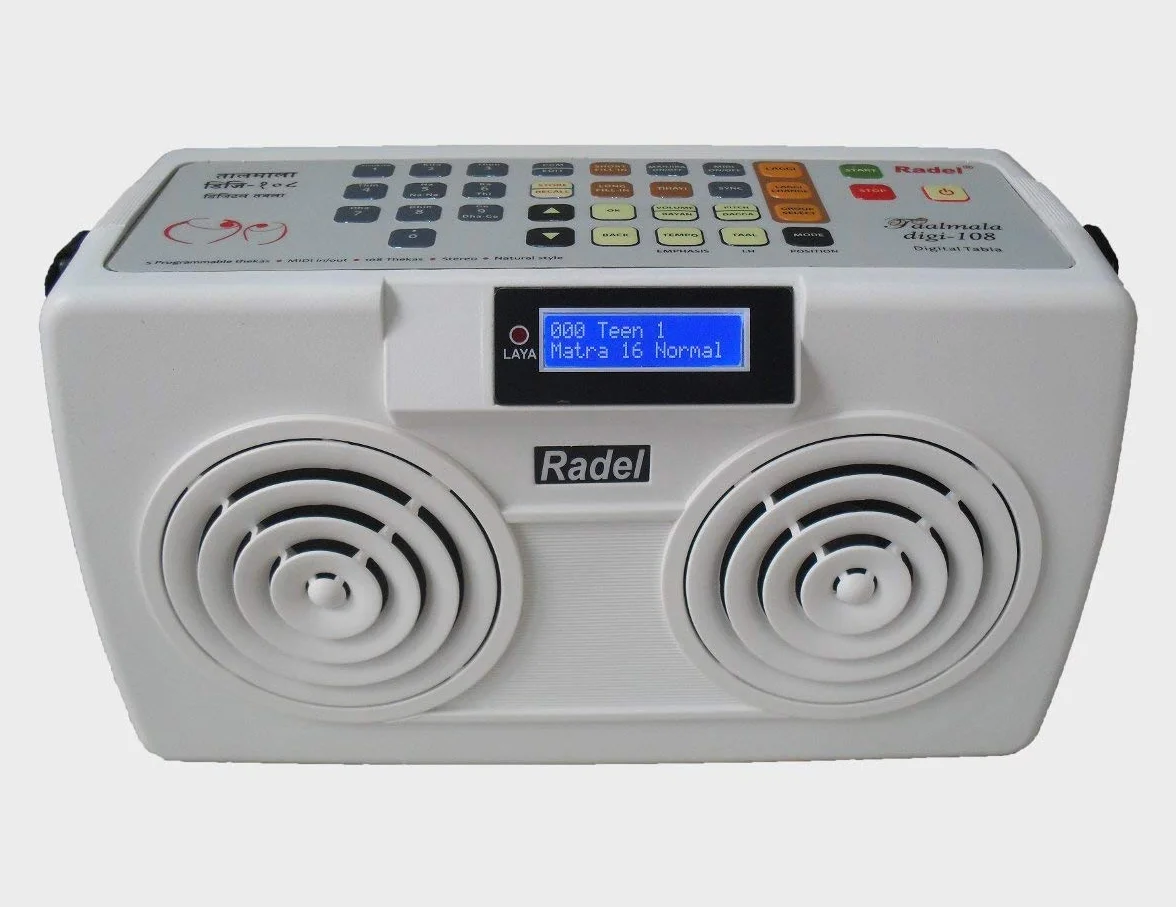 Radel Digi 108 Taalmala - Tabla electrónica, multicolor electronic tanpura/electronic tabla/digital Taal Tarnag/electronic Taal Tarnag/TAMBORA/ESRAJ/SITAR/Shruti Box/RADEL Saarang/harmonix