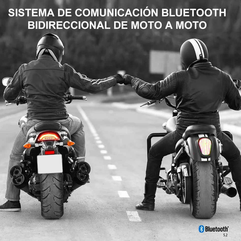 Cardo Spirit Sistema intercomunicador Bluetooth 2 Vías Motocicleta Negro