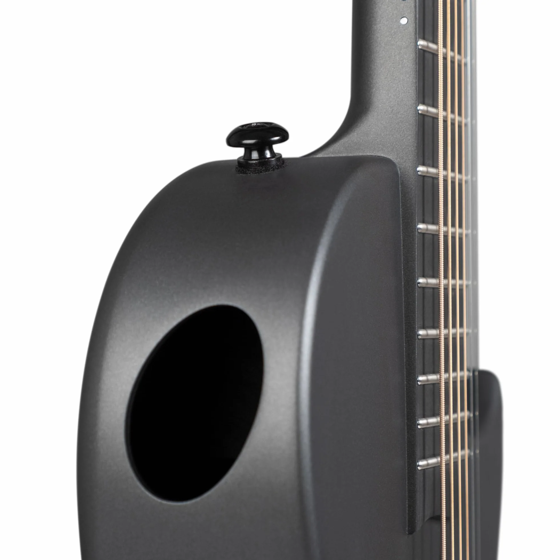 Cascha Guitarra acústica de fibra de carbono para principiantes, guitarra acústica para adultos, incluye funda, correa, paño de limpieza, púas y cuerdas de repuesto