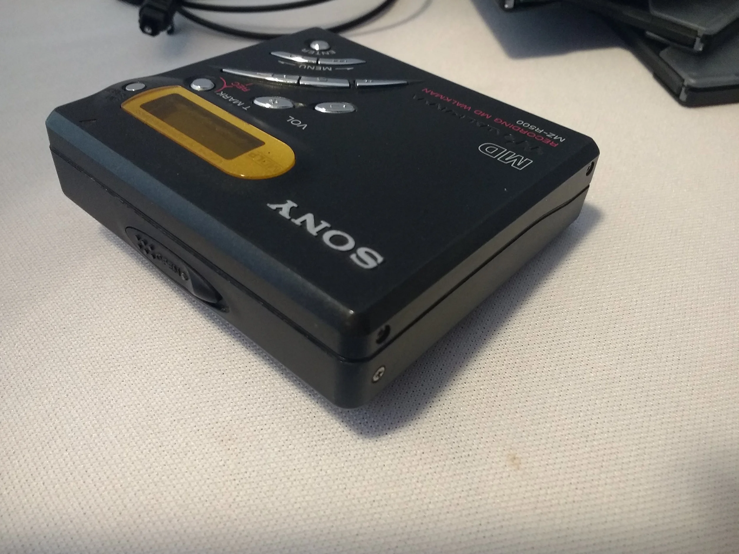 Sony MZ-R500/B - Reproductor portátil Mini Disc