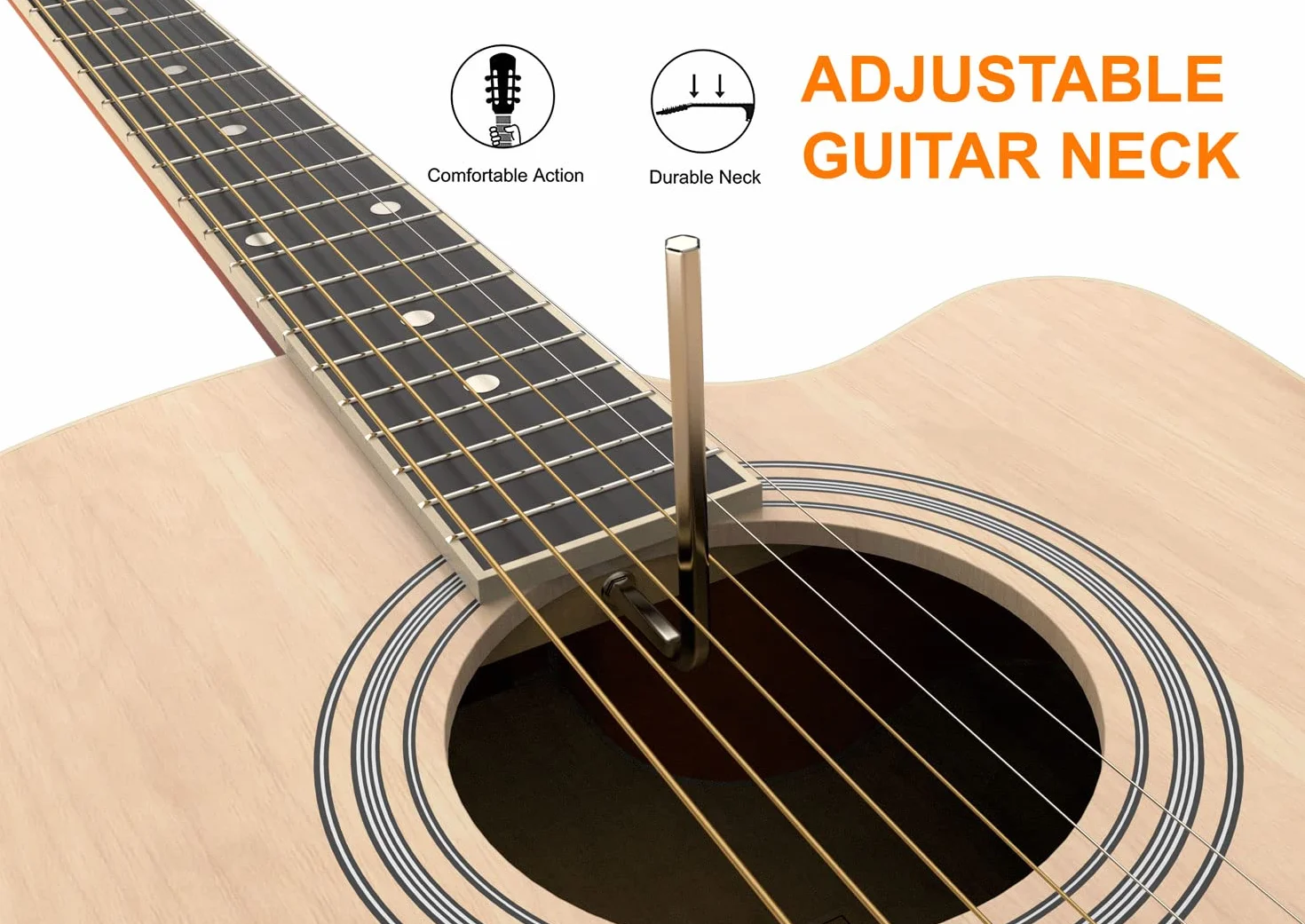 Monkey Loop Valley D-10CE Natural Pack Guitarra Electroacústica